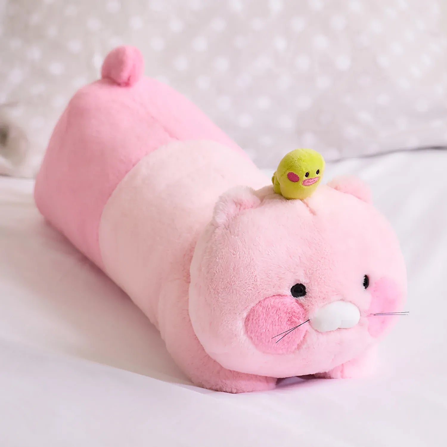 [KAKAO FRIENDS] Peach Long Body Pillow Plush Chunshik Cushion