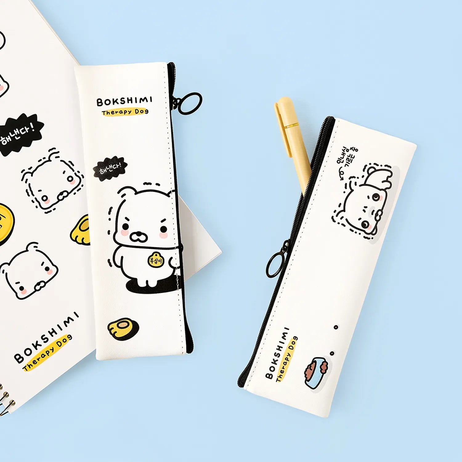 [KAKAO FRIENDS] Boksimi Flat Pencil Case
