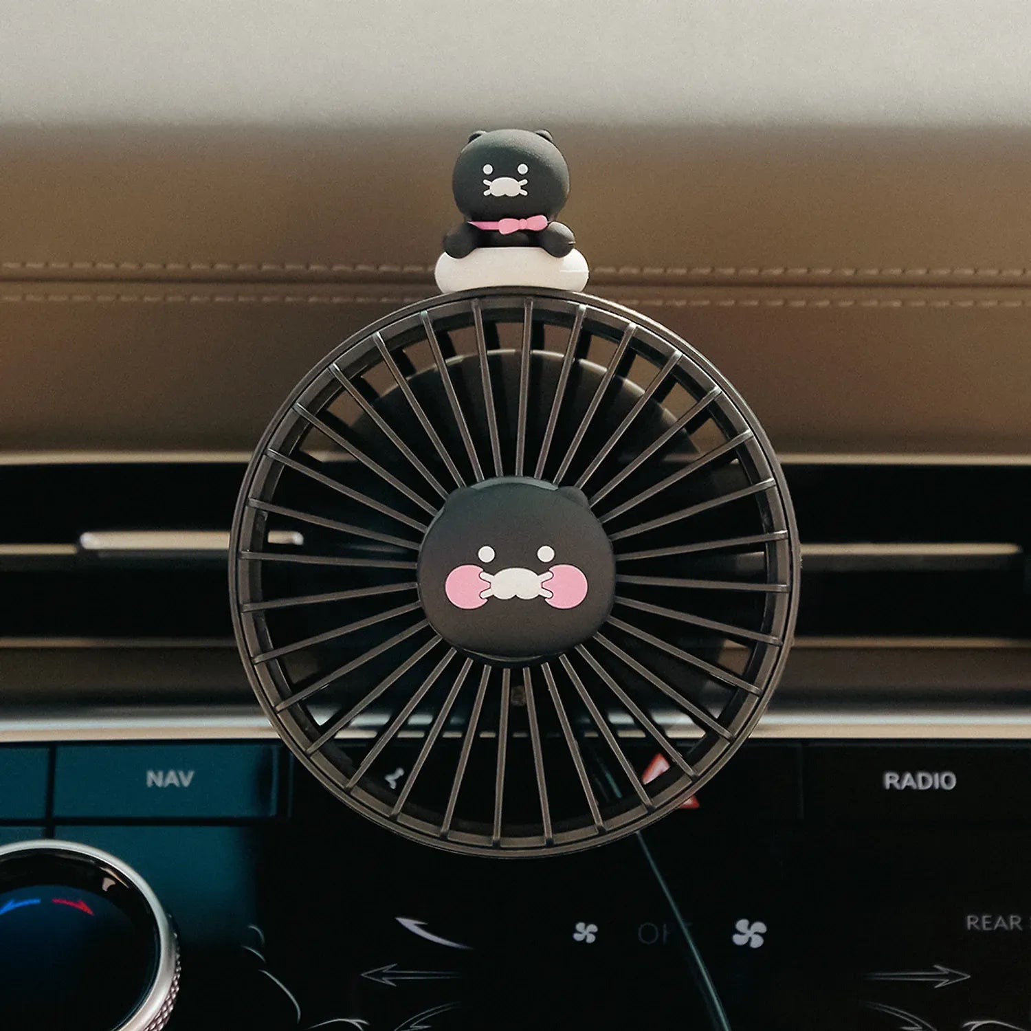 [KAKAO FRIENDS]Car Clip Fan Portable Air Vent Fan Chunshik