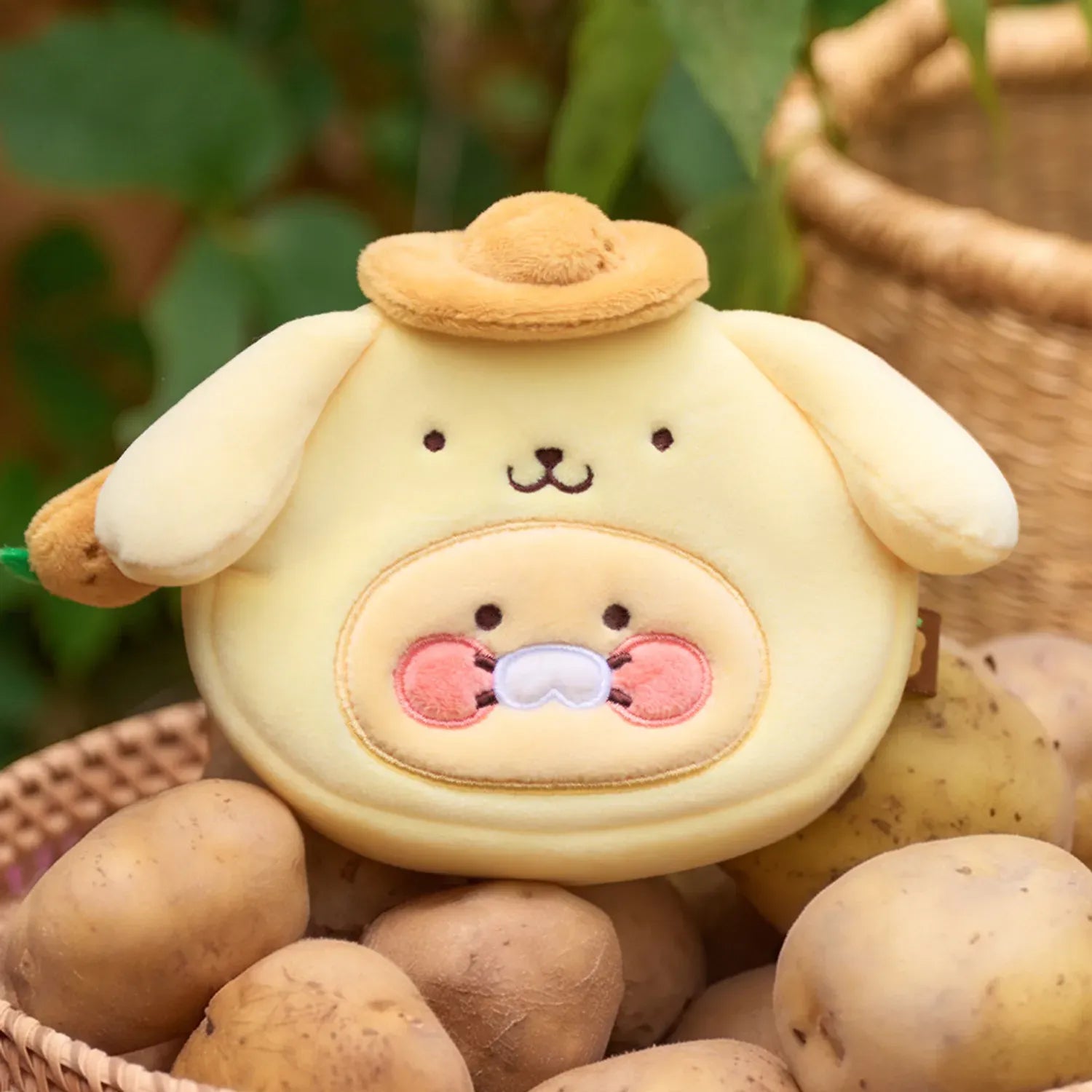 [KAKAO FRIENDS] Pompompurin x Kakao Friends Chunshik Face Pouch