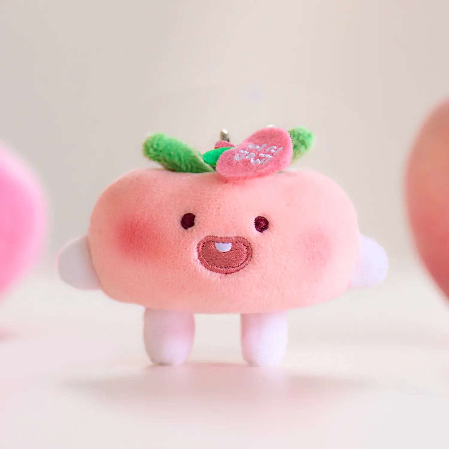 [KAKAO FRIENDS] Peach Plush Keyring Set Apeach and Chunshik