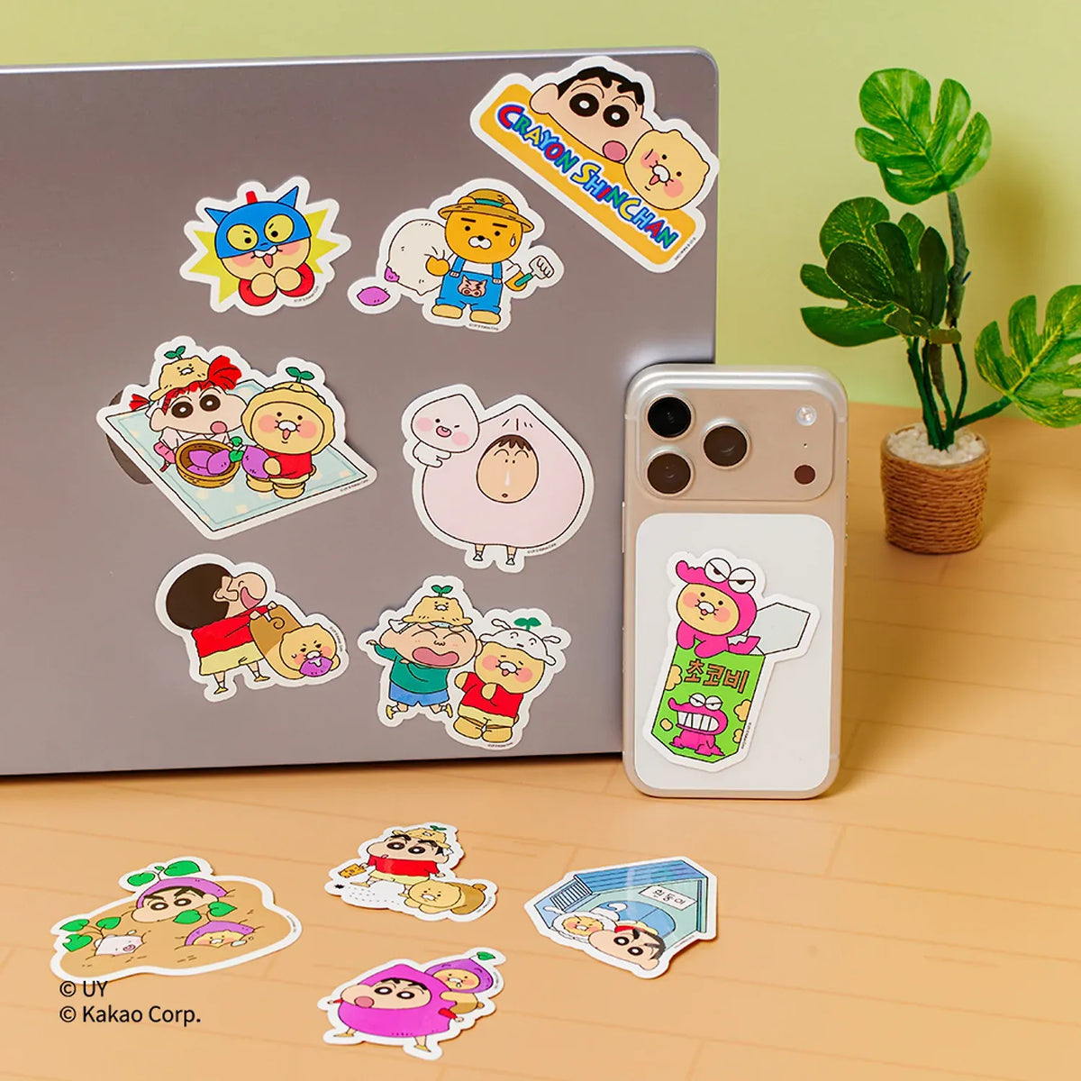 [KAKAO FRIENDS]rayon Shin-chan x Kakao Friends Deco Sticker Set