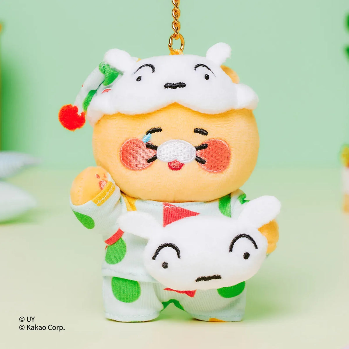 [KAKAO FRIENDS]Crayon Shin-chan x Kakao Friends Pajama Plush Keyring