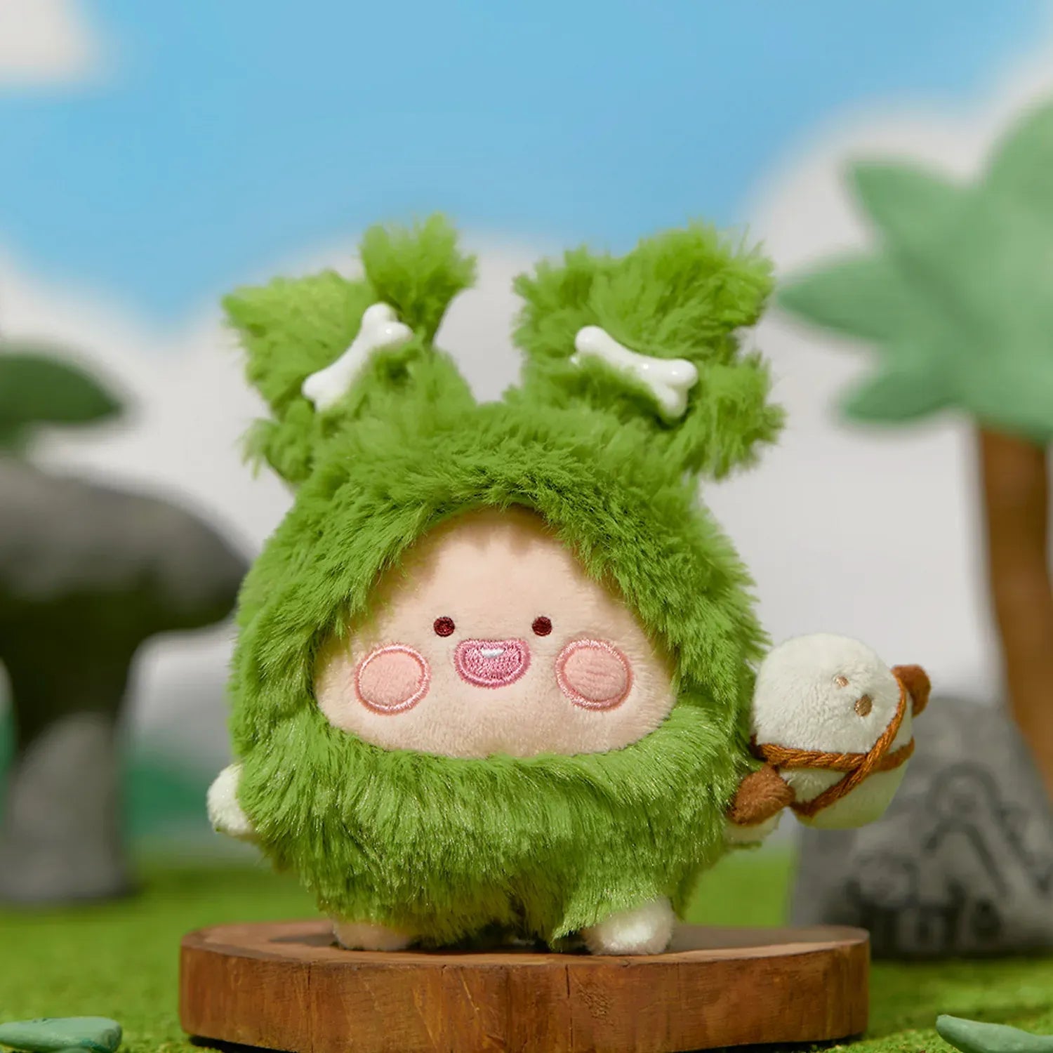 [KAKAO FRIENDS]Cave Age Plush Keyring Collection Chunshik Ryan Apeach Jordy