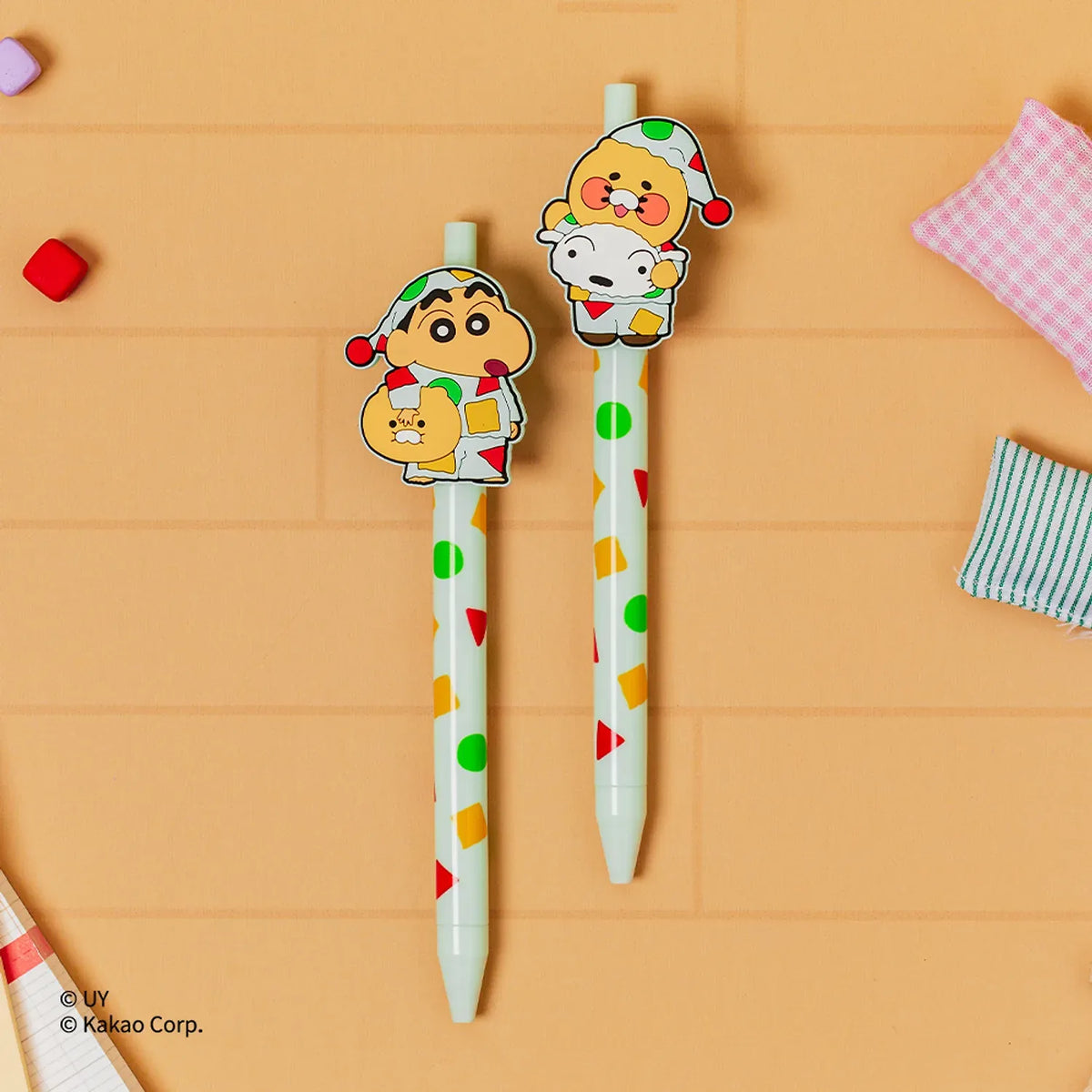 [KAKAO FRIENDS]Crayon Shin-chan x Kakao Friends Character Gel Pen Set 2P