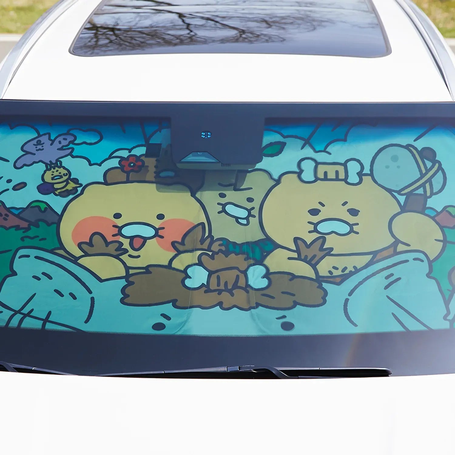 [KAKAO FRIENDS]Cave Age Car Sunshade Chunshik