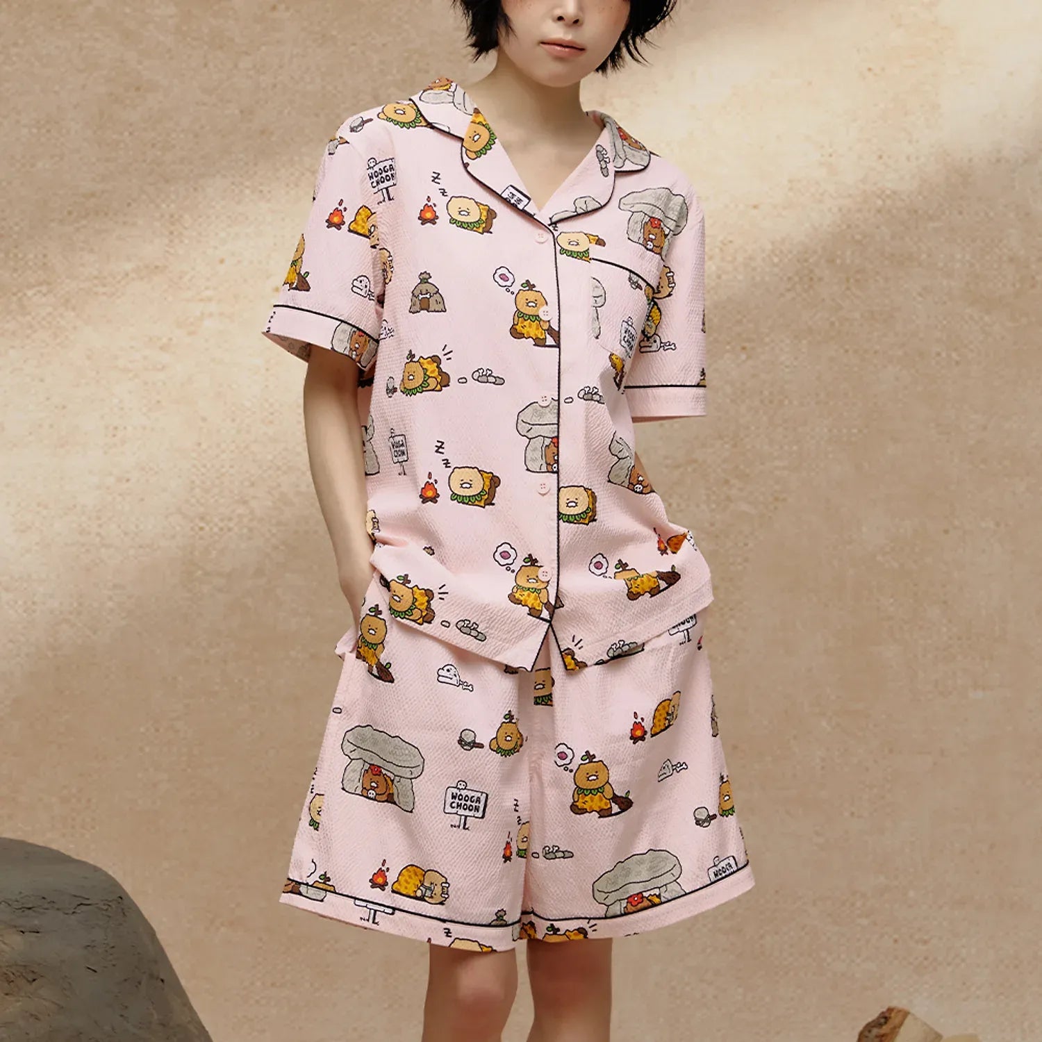 [KAKAO FRIENDS]Cave Age Pajama Collection Chunshik Apeach