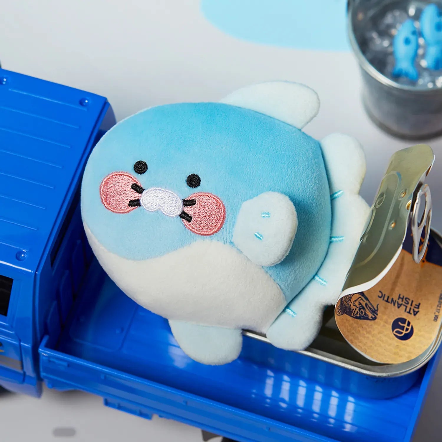 [KAKAO FRIENDS]Choonsik Seafood Plush Keychain Collection Cute Bag Charm 4 Types
