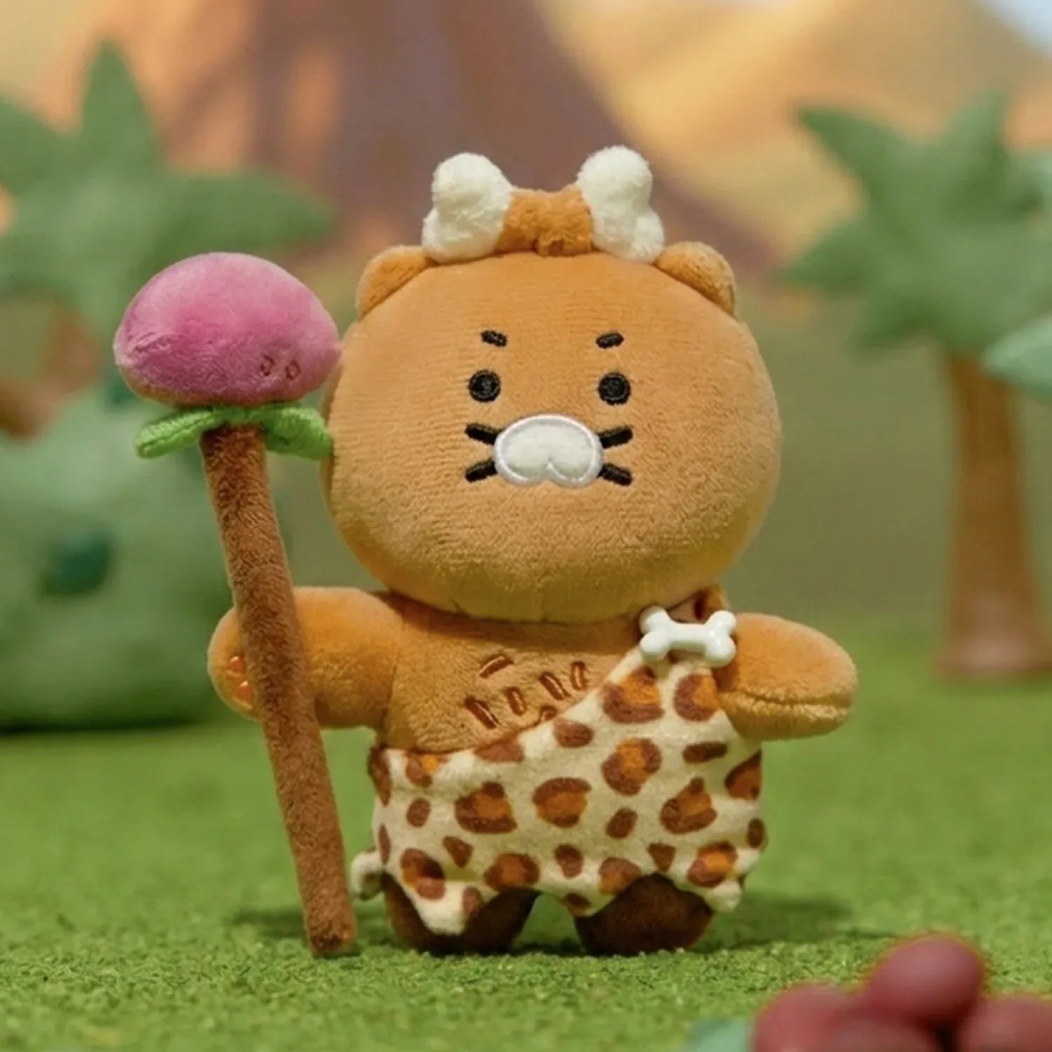 [KAKAO FRIENDS]Cave Age Plush Keyring Collection Chunshik Ryan Apeach Jordy