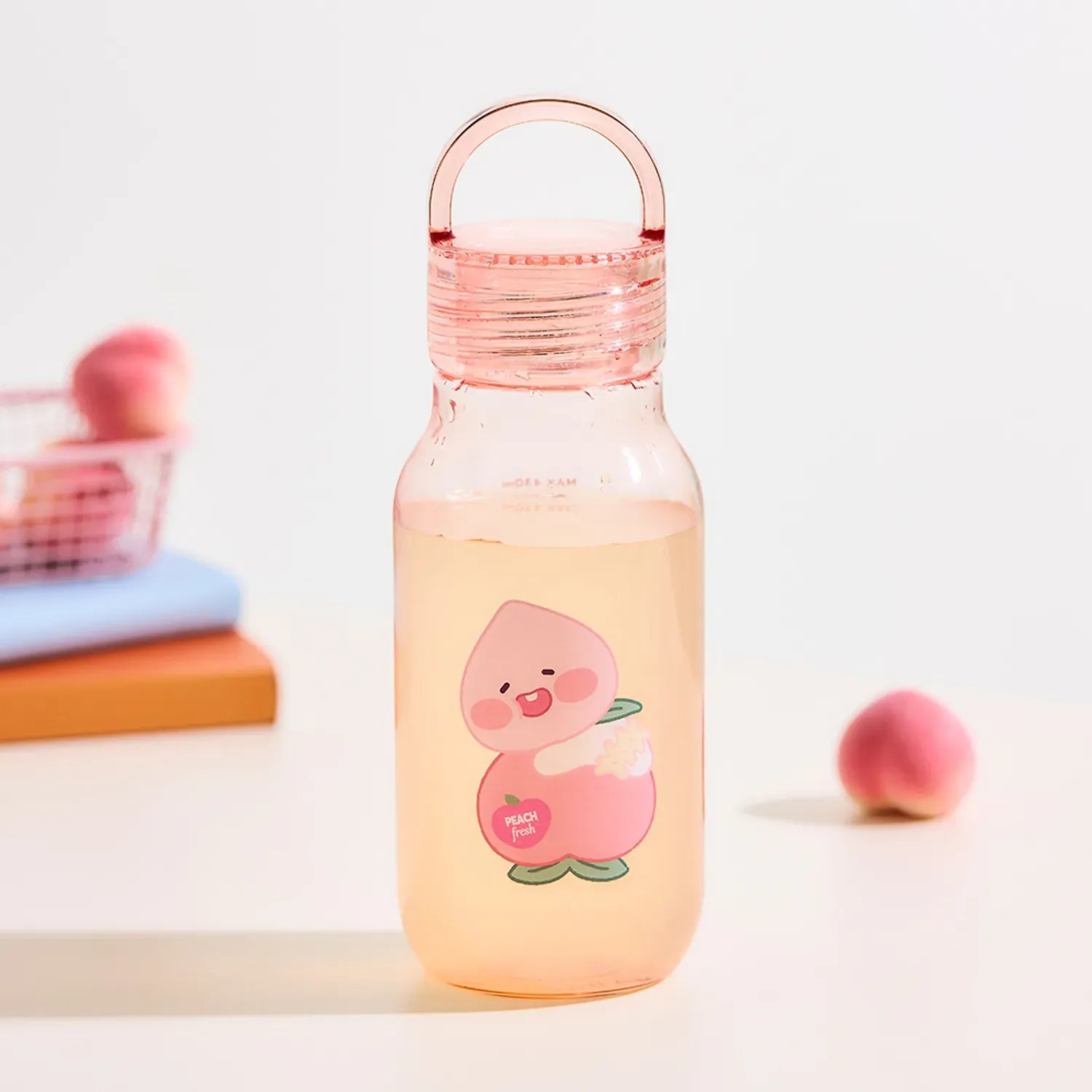 [KAKAO FRIENDS] Peach Water Bottle Portable Drink Bottle Apeach