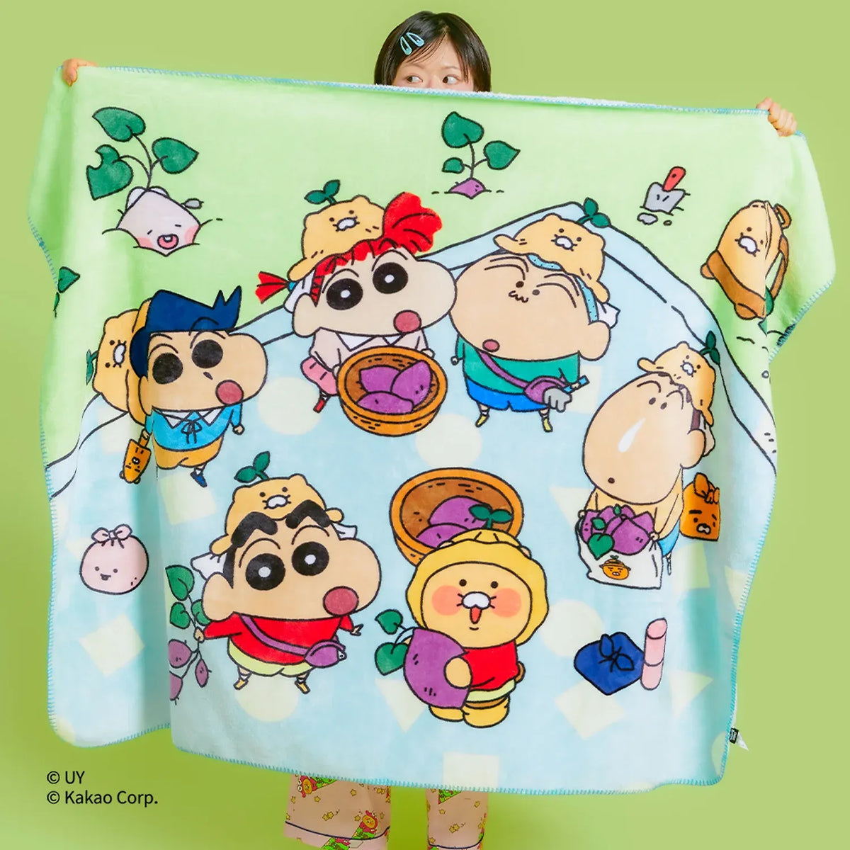 [KAKAO FRIENDS]Crayon Shin-chan x Kakao Friends Large Multi-Purpose Blanket
