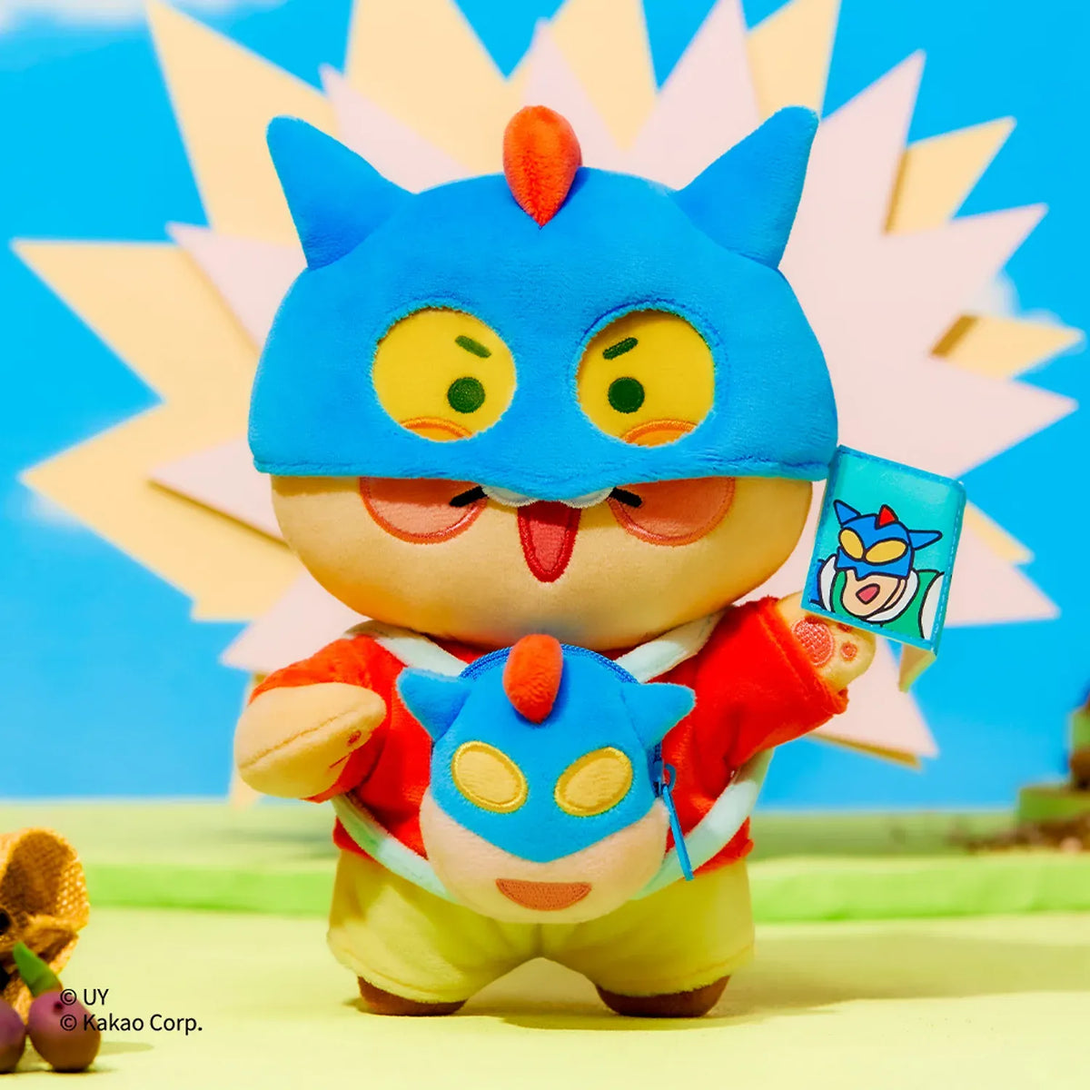 [KAKAO FRIENDS]Crayon Shin-chan x Kakao Friends Chunshik Action Kamen Plush Doll