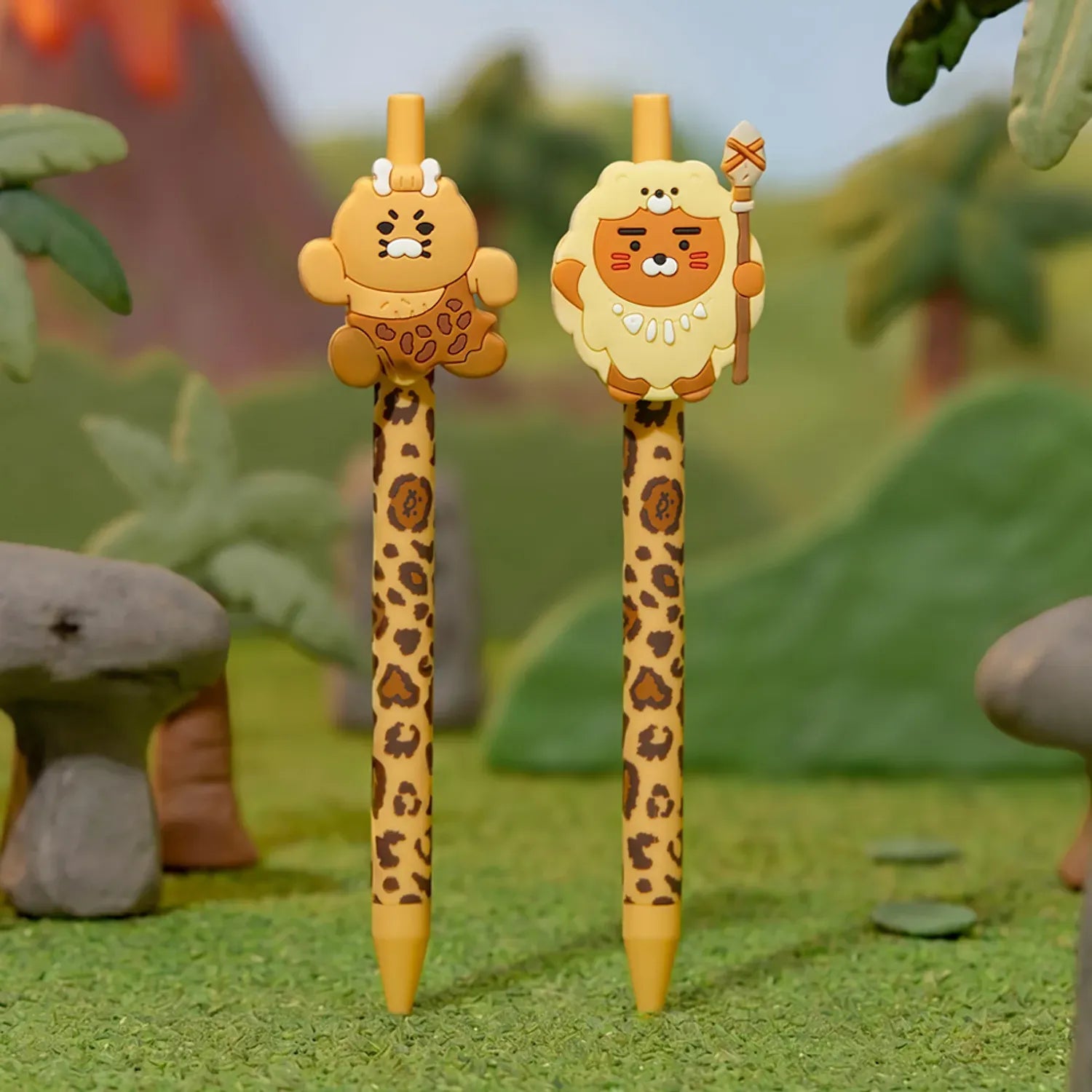 [KAKAO FRIENDS] Cave Age Gel Pen Set 2 Pack Ryan Chunshik