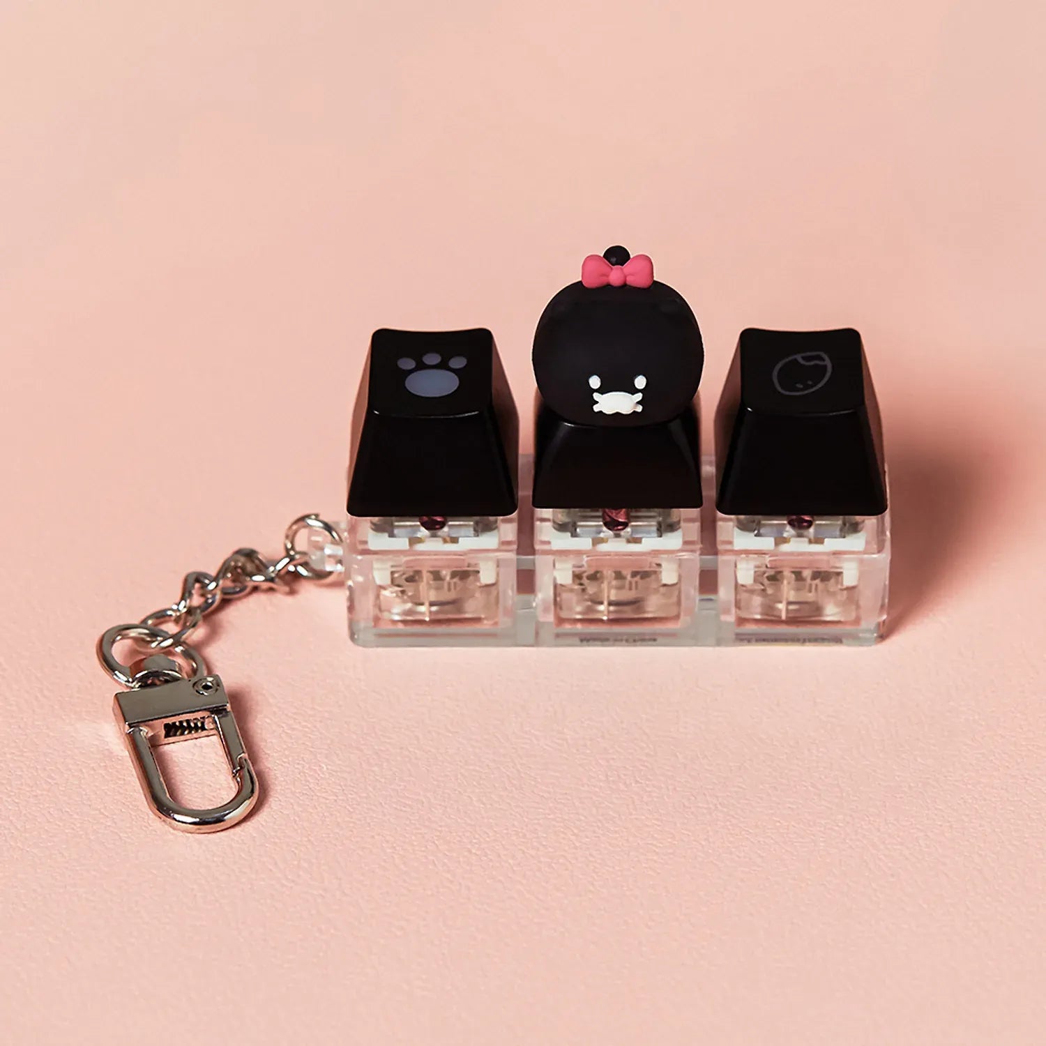 [KAKAO FRIENDS]Choonsik LED Keycap Figure Keychain Keyboard Keycap Light Keyring