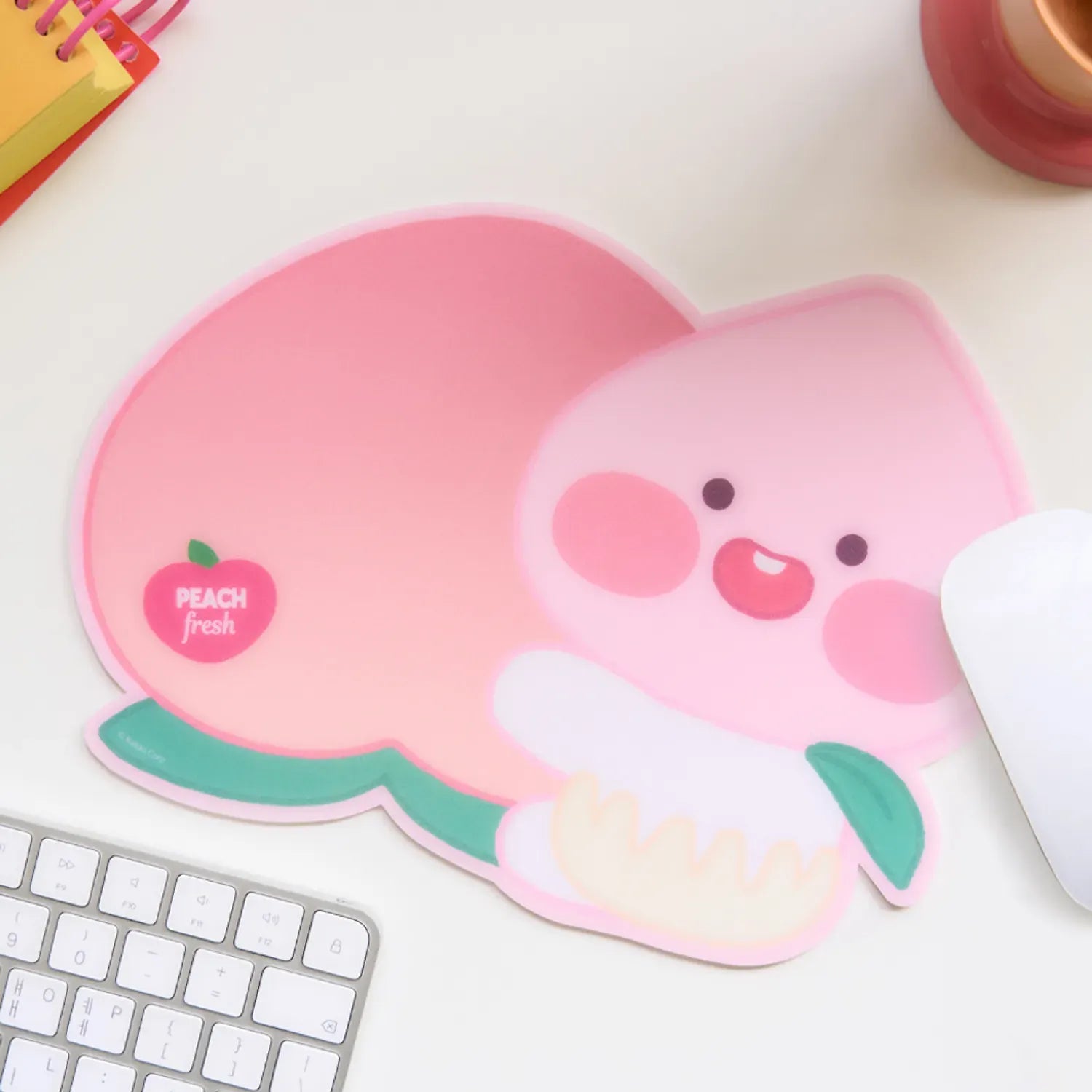 [KAKAO FRIENDS] Peach Desk Mat Mouse Pad Apeach