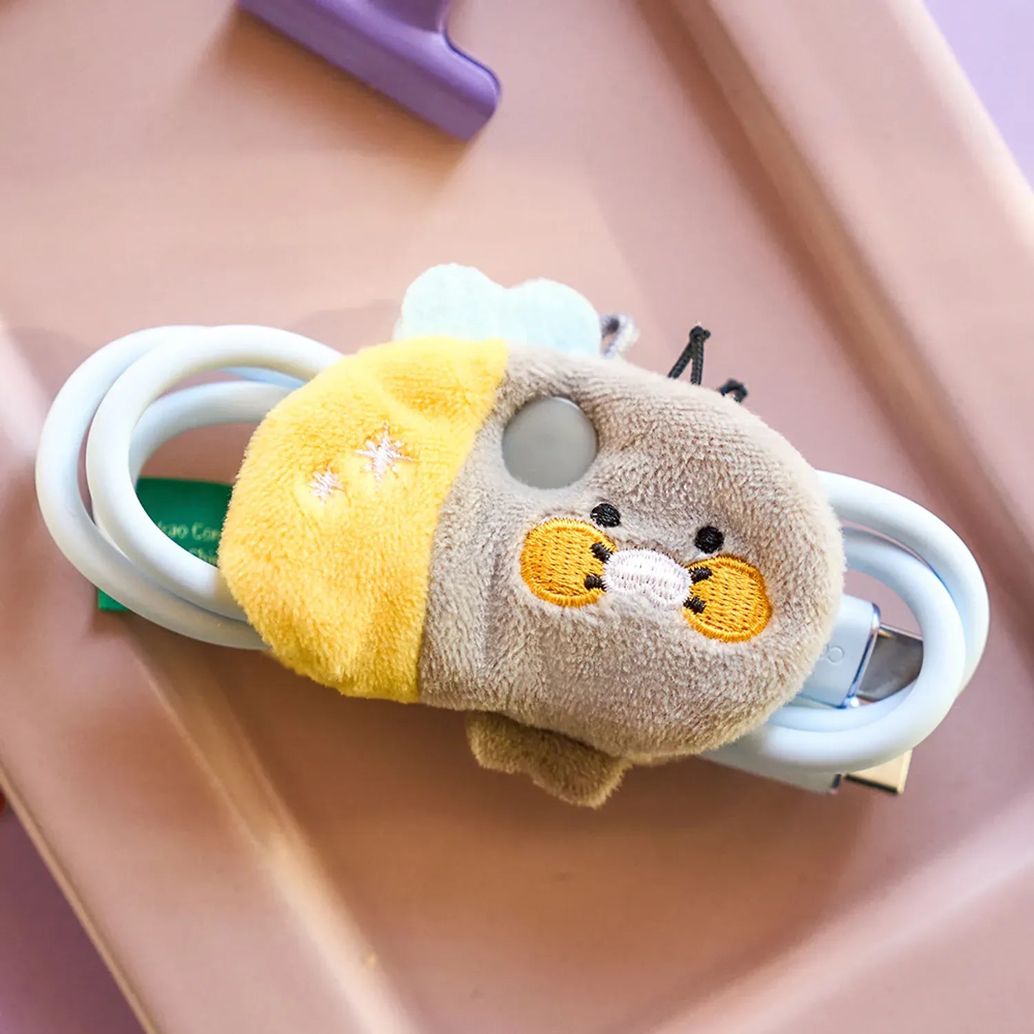 [KAKAO FRIENDS]Character Plush Keyring Soft Doll Keychain Cute Animal Bag Charm Gift
