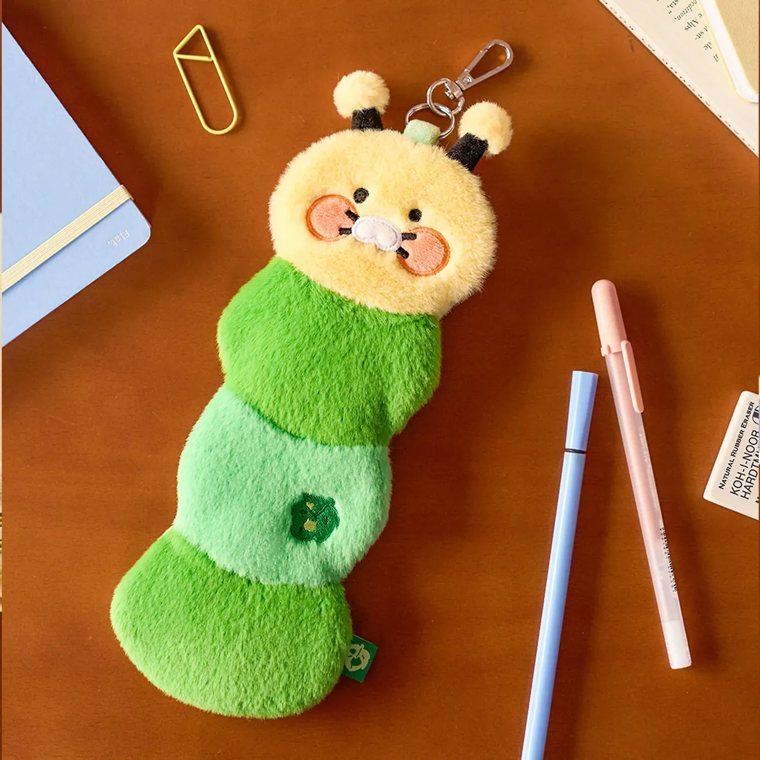 [KAKAO FRIENDS]Choonsik Spring Friends Caterpillar Slim Pencil Case