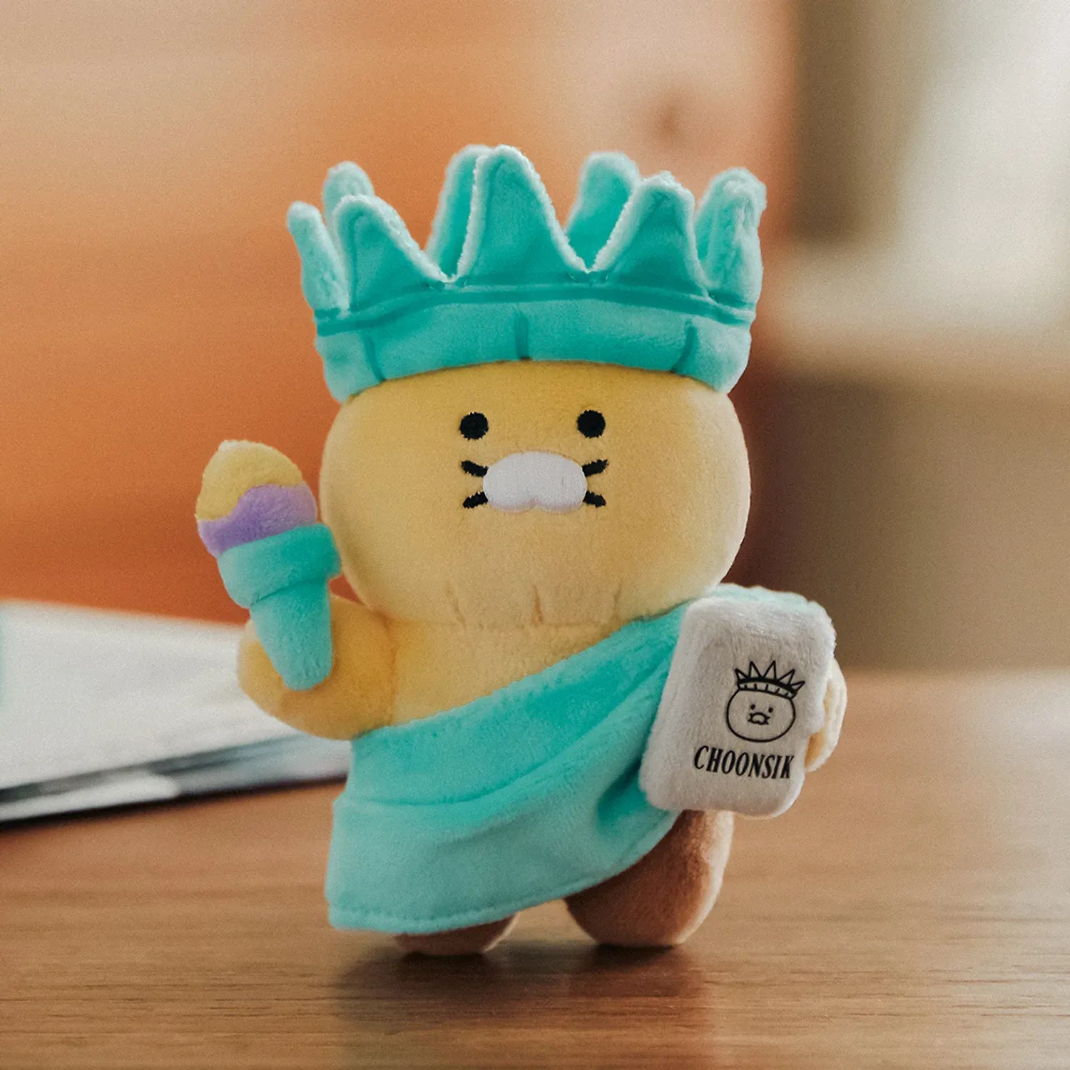 [KAKAO FRIENDS]Chunshik World Tour Plush Keyring Collection Global Series