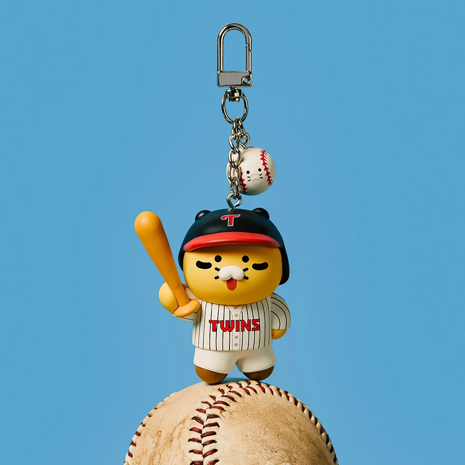 [KAKAO FRIENDS] KBO x Kakao Friends Chunshik Batter Figure Keyring Collection