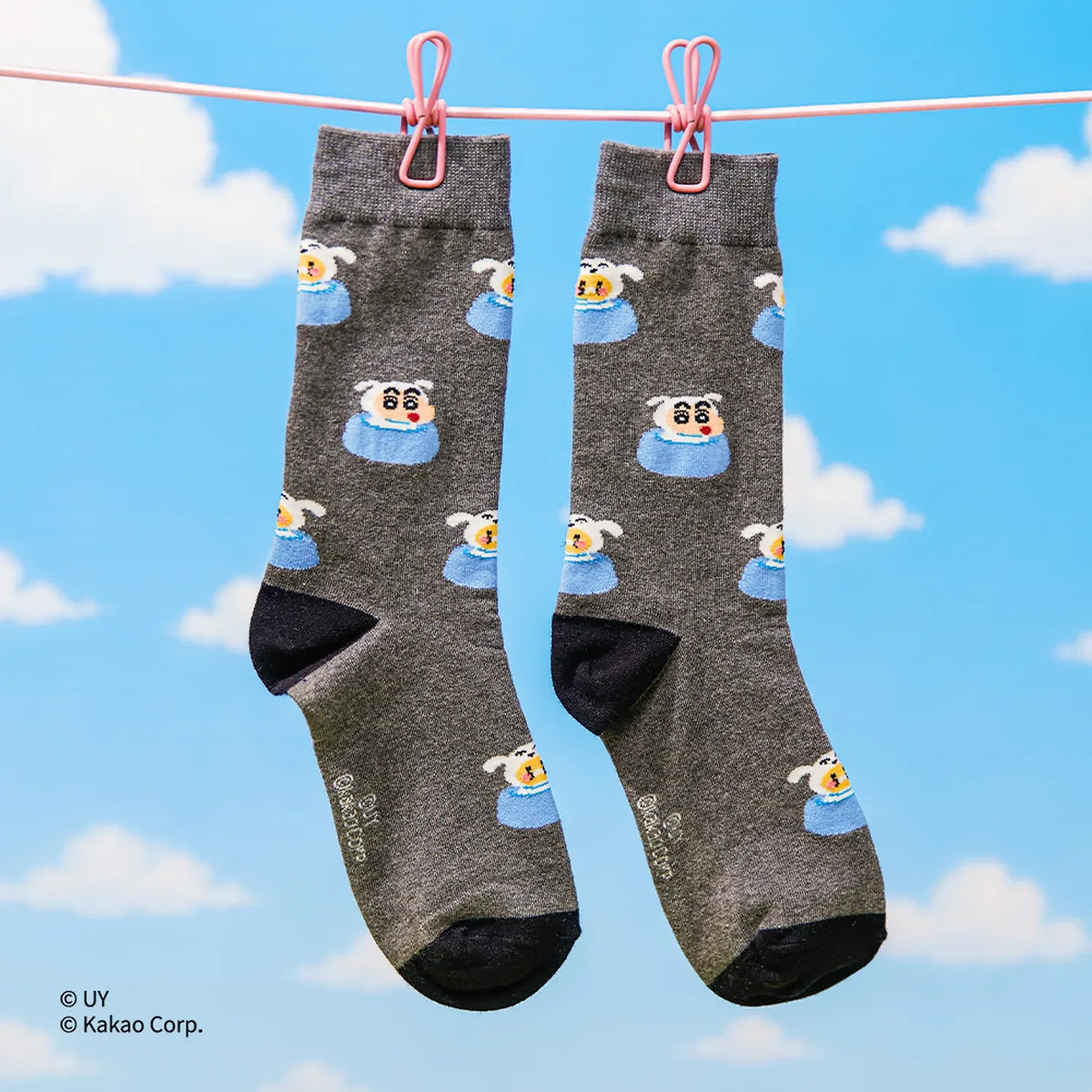 [KAKAO FRIENDS]Crayon Shin-chan x Kakao Friends Chunshik Character Socks