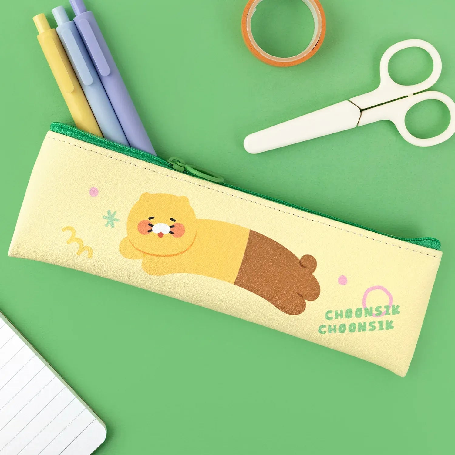 [KAKAO FRIENDS]Chunsik Flat Pencil Case