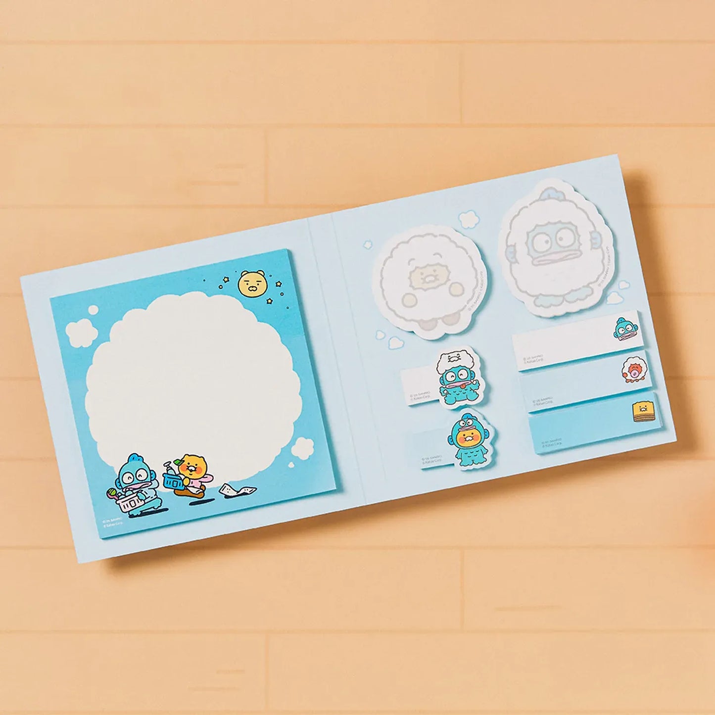 [KAKAO FRIENDS] × Hangyodon Large Sticker Sheet (Bath Scene Ver.)