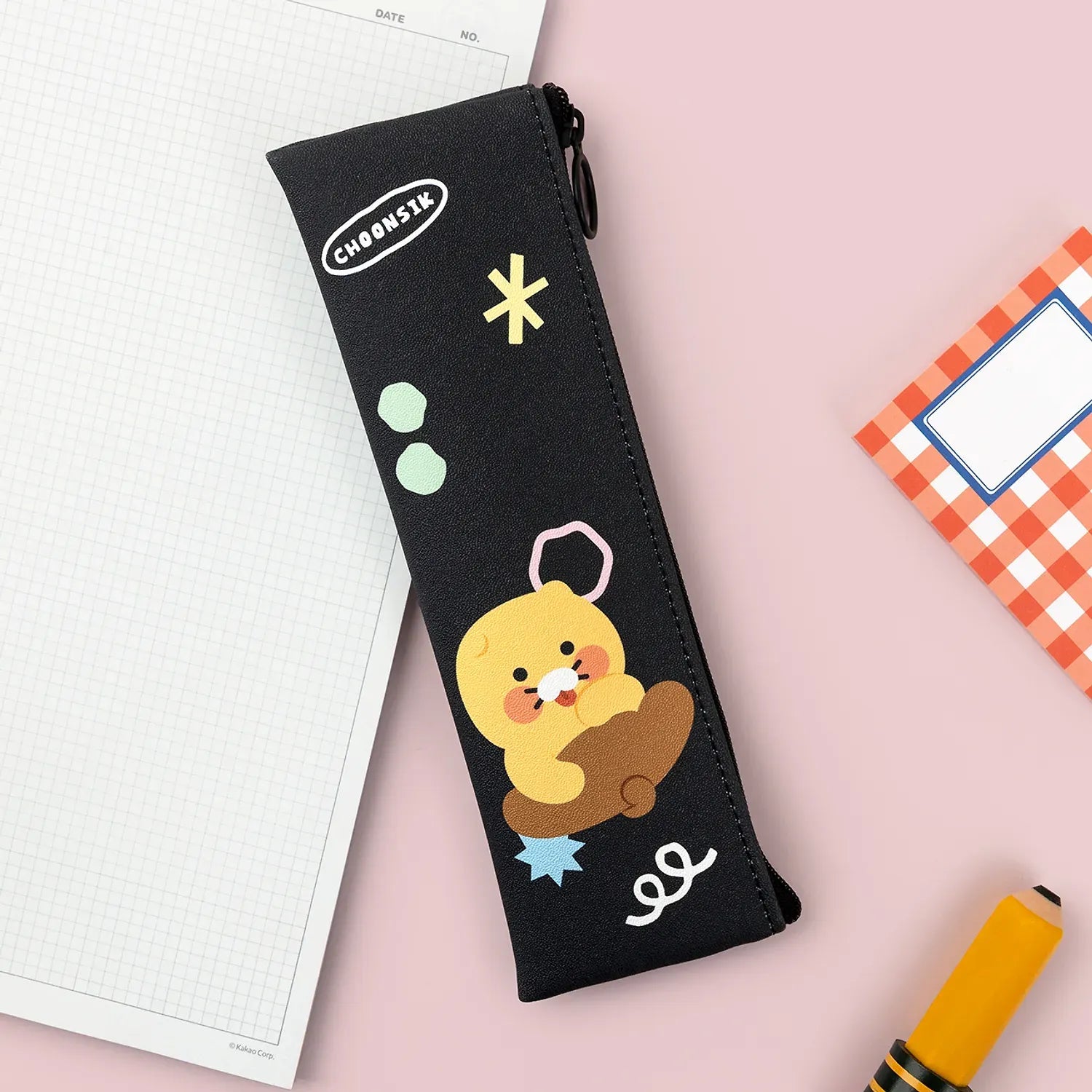 [KAKAO FRIENDS]Chunsik Flat Pencil Case