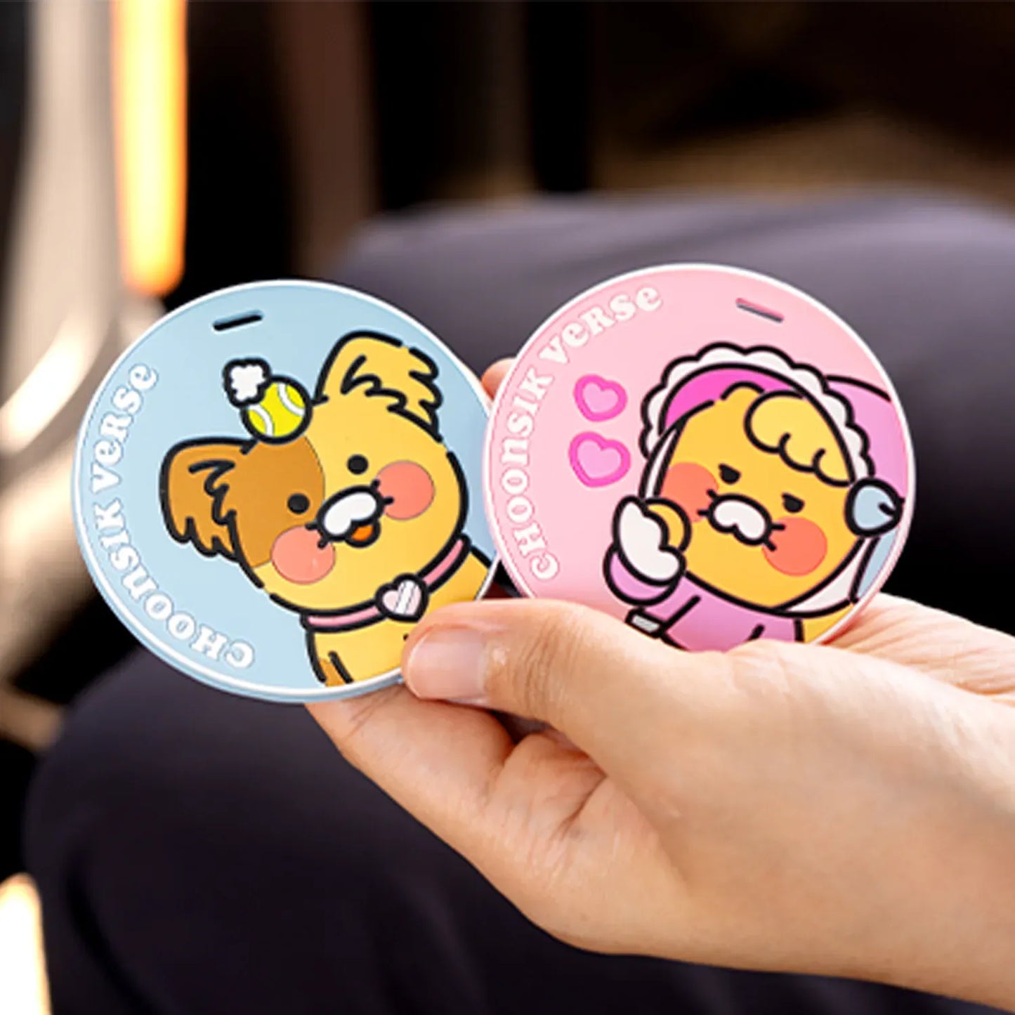 [KAKAO FRIENDS] Car Pocket Cup Holder Mat Chunsik