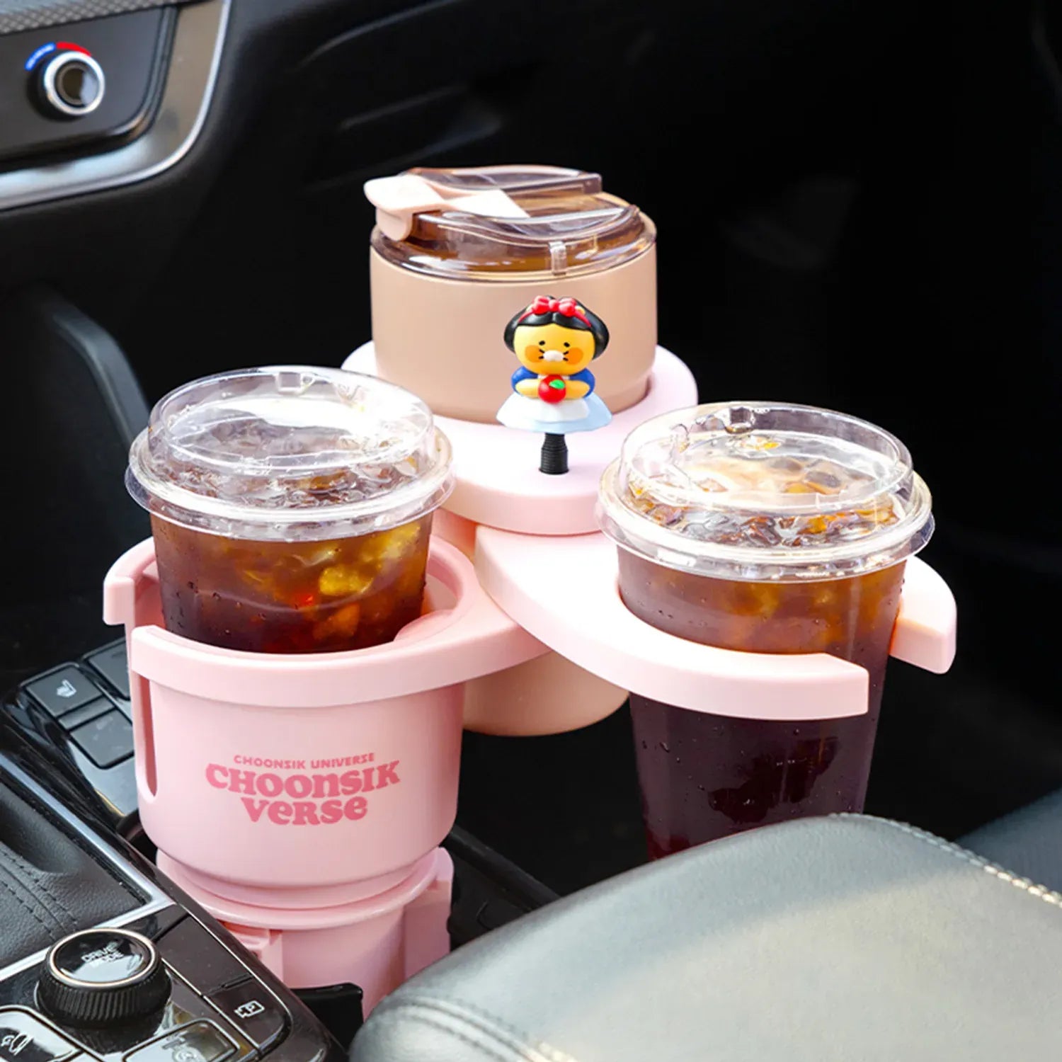 [KAKAO FRIENDS]Choonsik's Verse 3-Tier Multi Car Cup Holder
