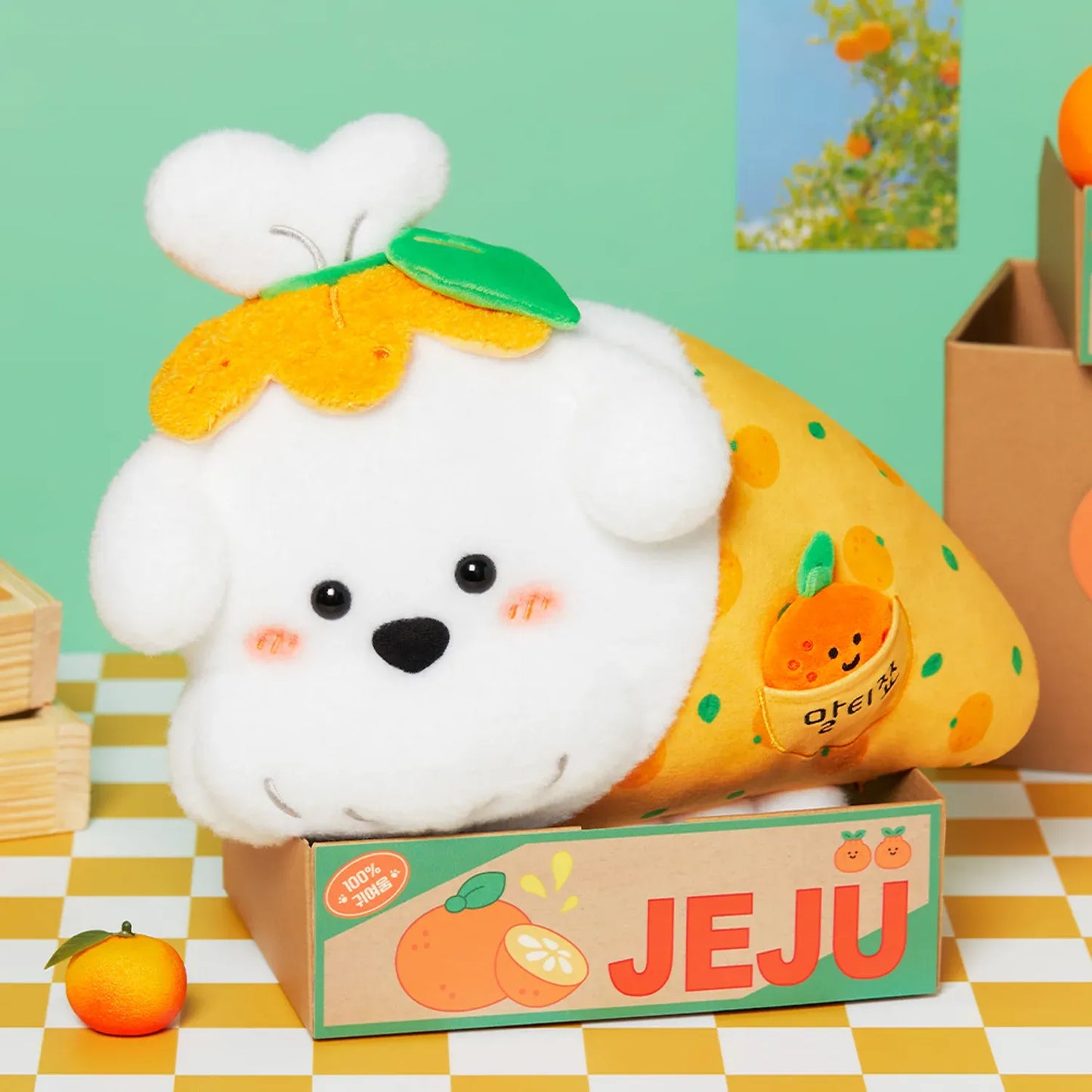 [KAKAO FRIENDS]Jeju Jjoordi Medium Plush  MaltiJjyo