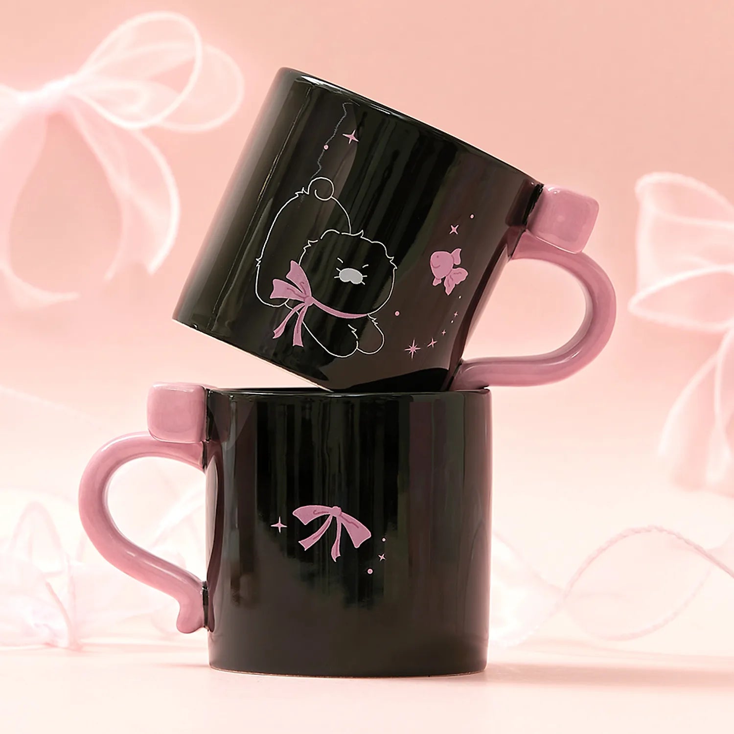 [KAKAO FRIENDS] Black Ribbon Mug
