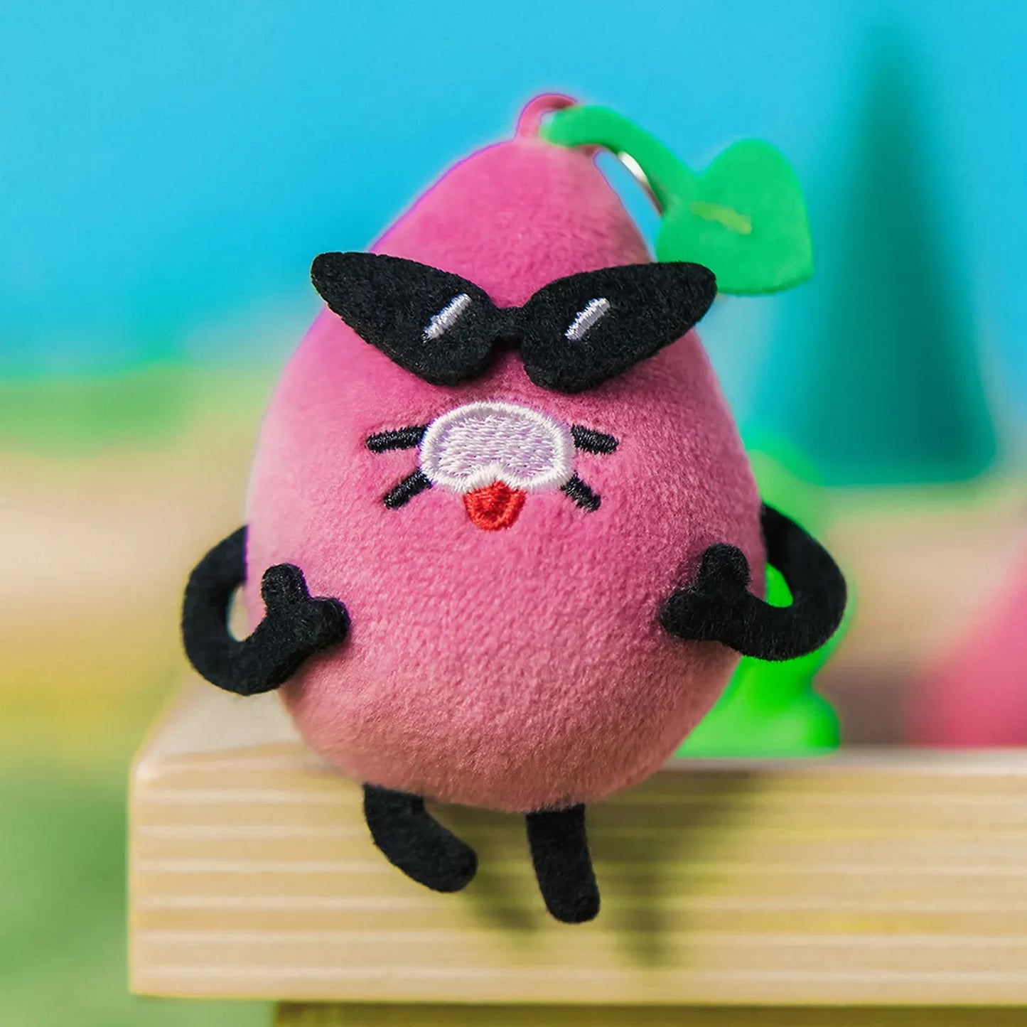 [KAKAO FRIENDS] Chunguma Mini Keyring Doll 3 Types (Smile, Hiccup, Heart)