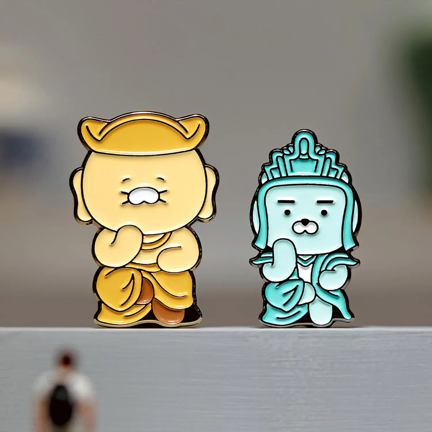 [KAKAO FRIENDS]Kakao Friends Korean Traditional Badge Set Collection