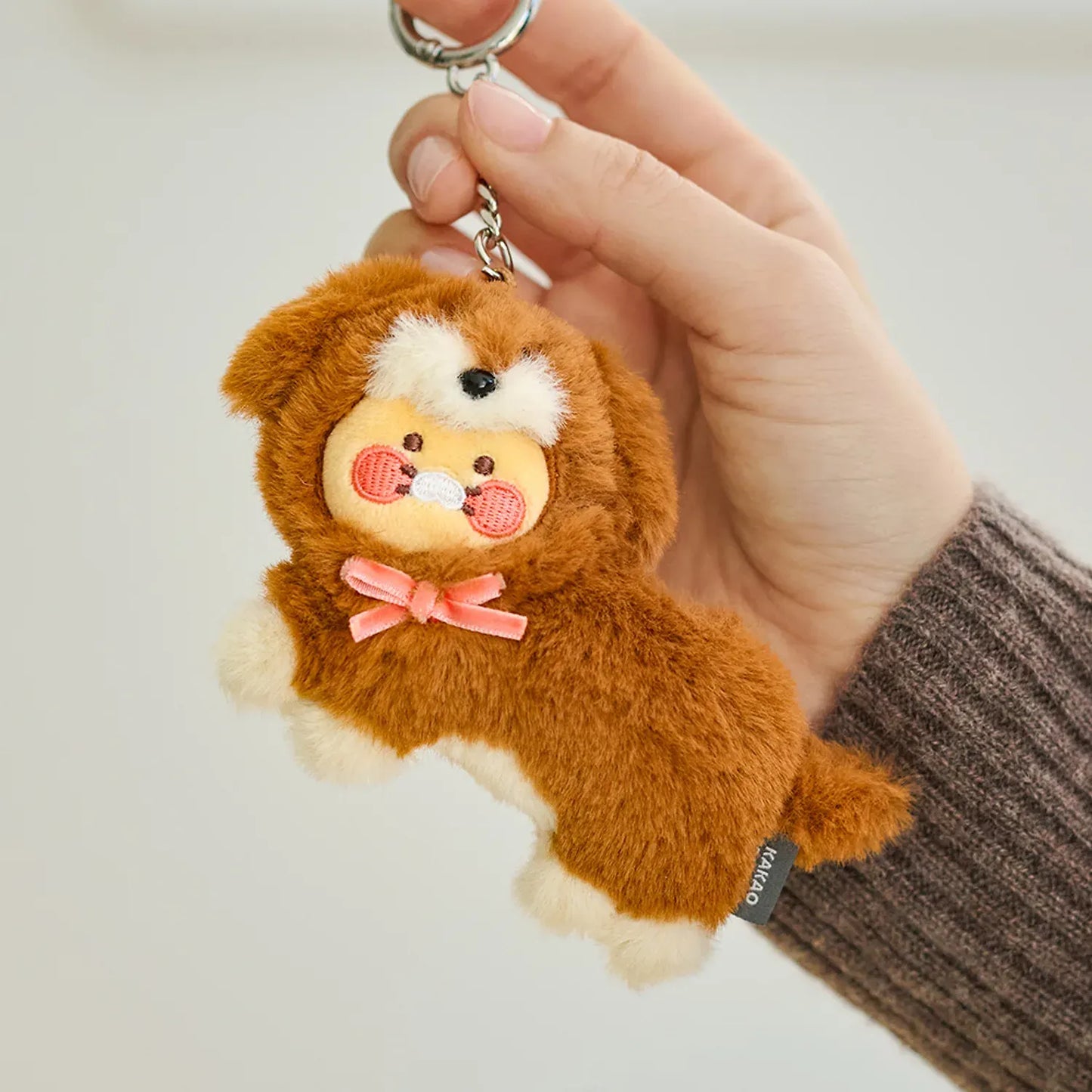 [KAKAO FRIENDS]Chunsik Dachshund Plush Keyring