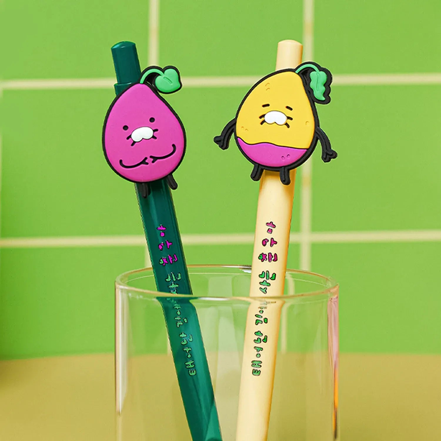 [KAKAO FRIENDS]Chunguma & Kkanguma Gel Pen Set (2pcs)