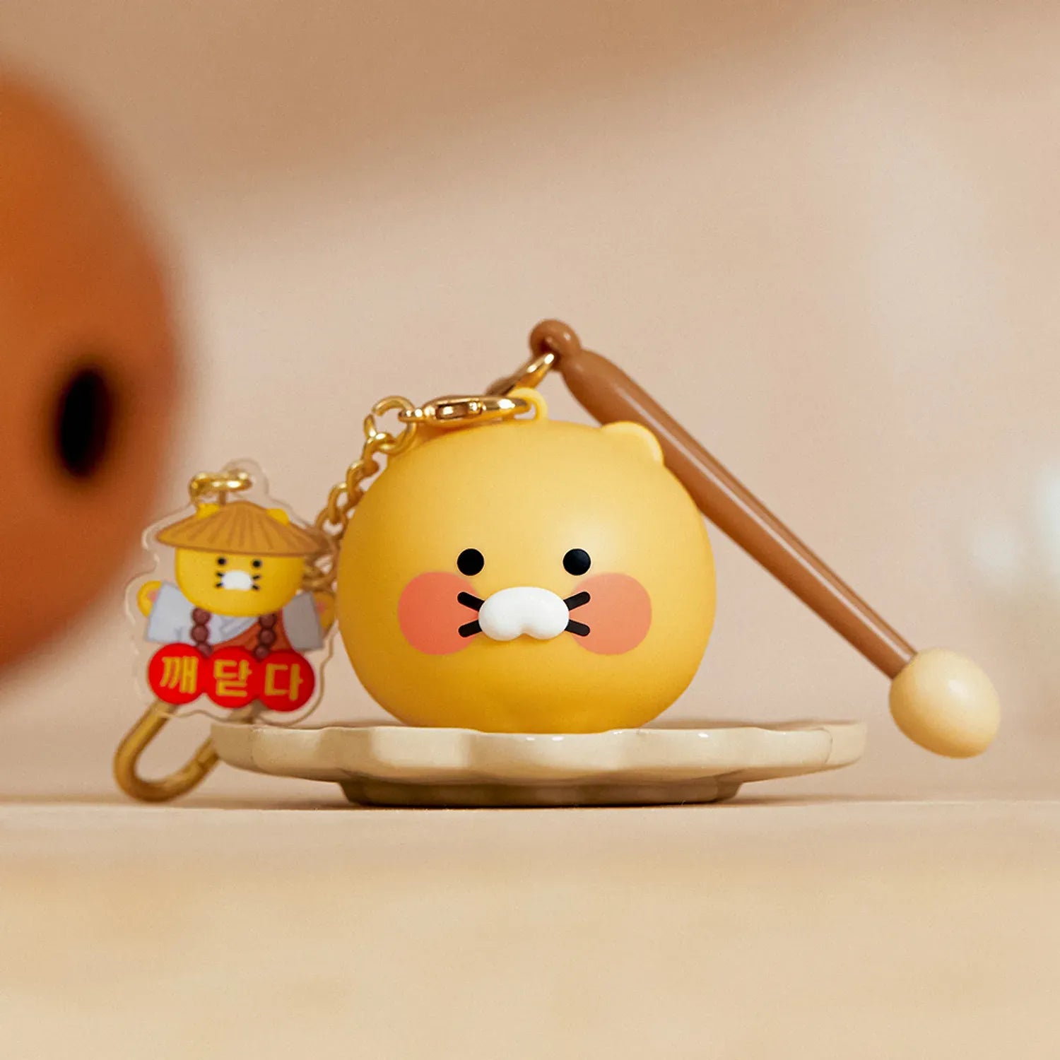 [KAKAO FRIENDS]Buddha Chun Moktak Figure Keyring Chunshik