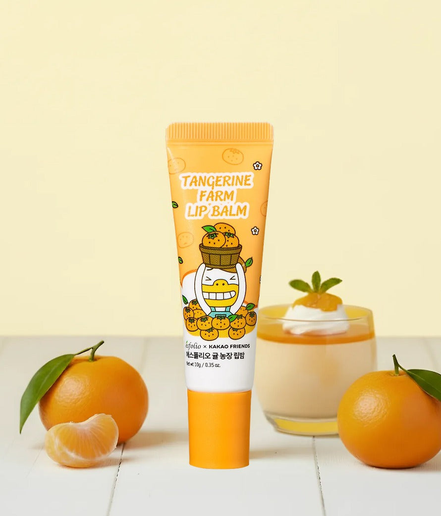 [KAKAO FRIENDS]Farm Lip Balm Peach Strawberry Tangerine Lip Care