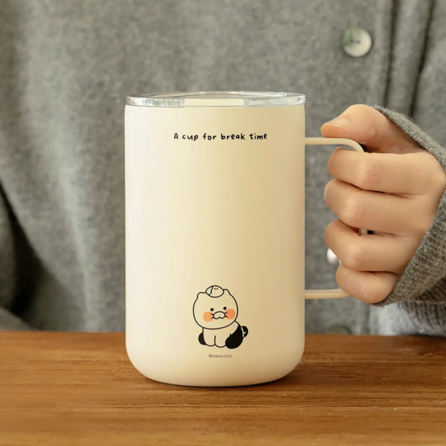 [KAKAO FRIENDS]Chunsik Square Handle Mug Tumbler