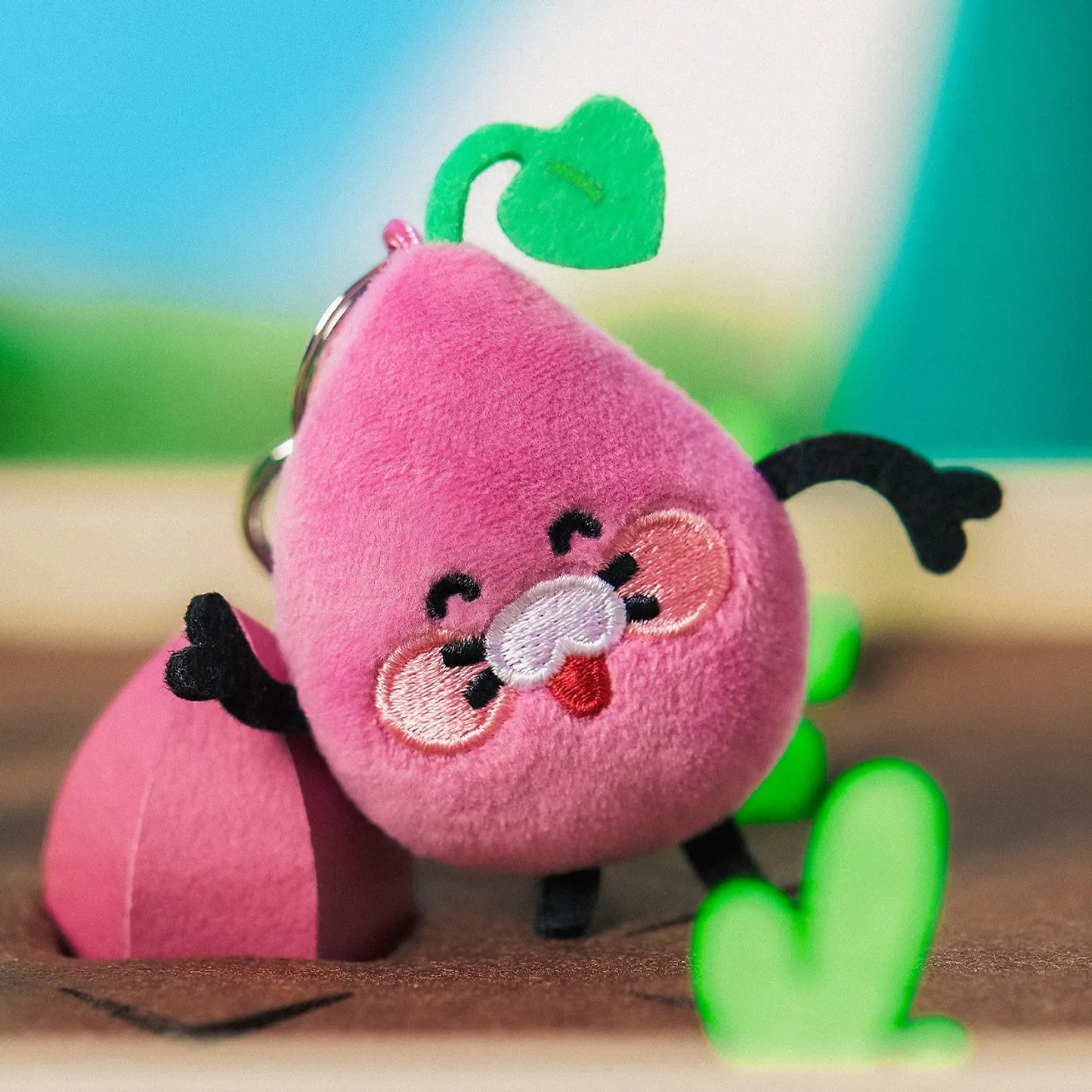 [KAKAO FRIENDS] Chunguma Mini Keyring Doll 3 Types (Smile, Hiccup, Heart)