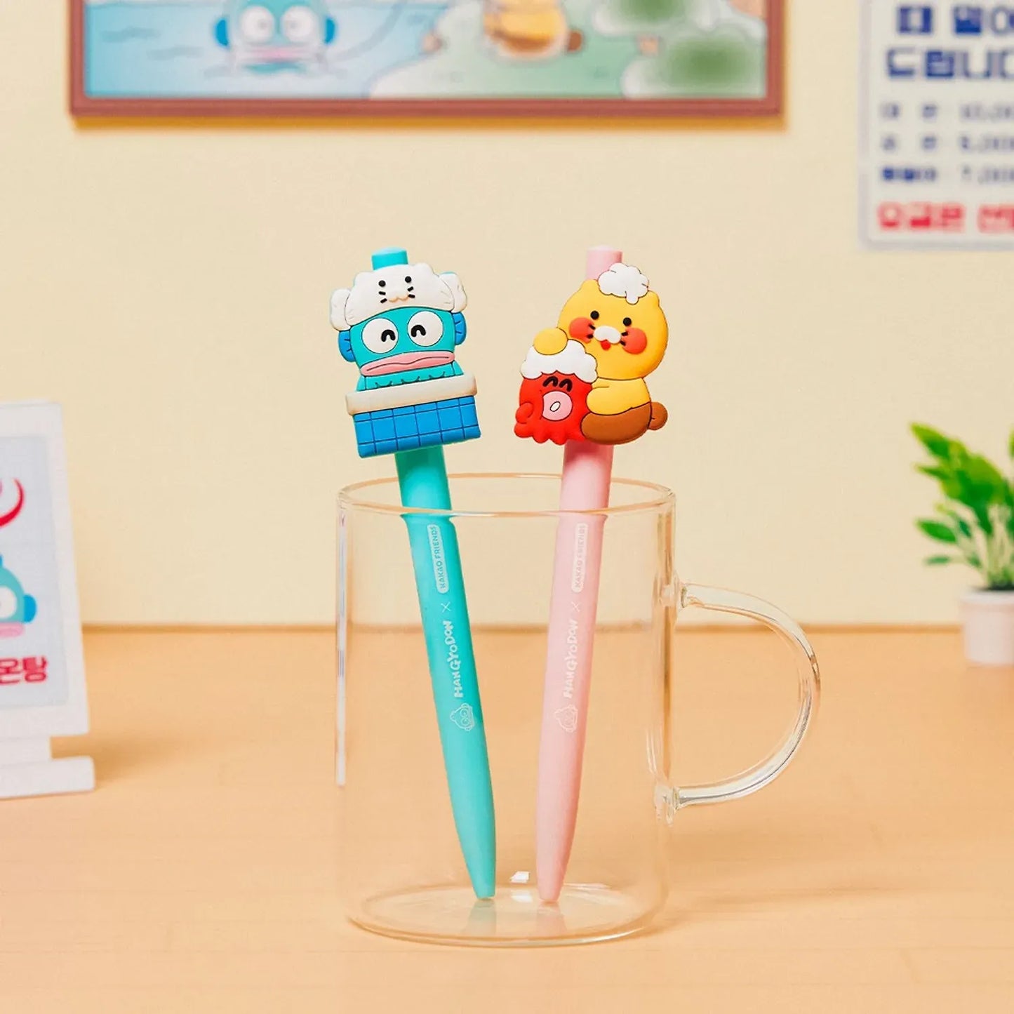 [KAKAO FRIENDS] × Hangyodon Gel Pen Set (2pcs, Chunsik Ver.)