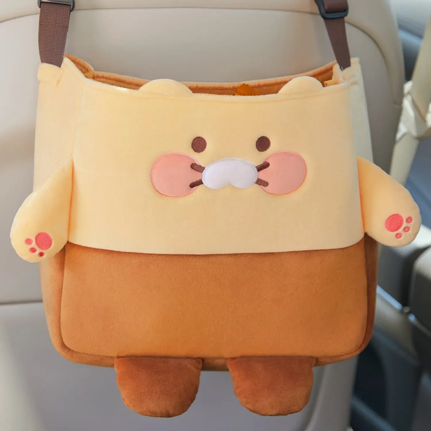 [KAKAO FRIENDS]Chunsik Car Headrest Storage Basket