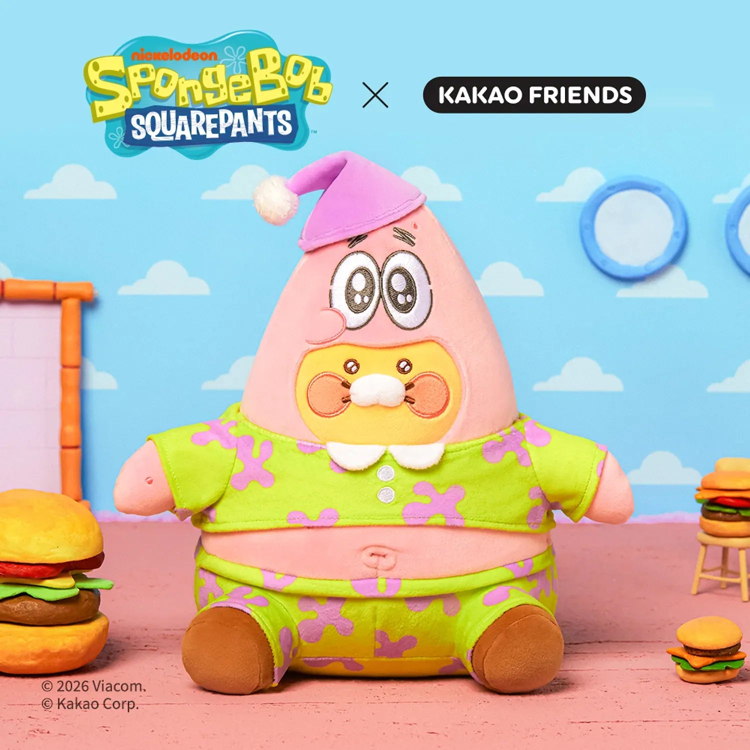 [KAKAO FRIENDS]x SpongeBob Plush Doll Collection Ryan Chunshik Set