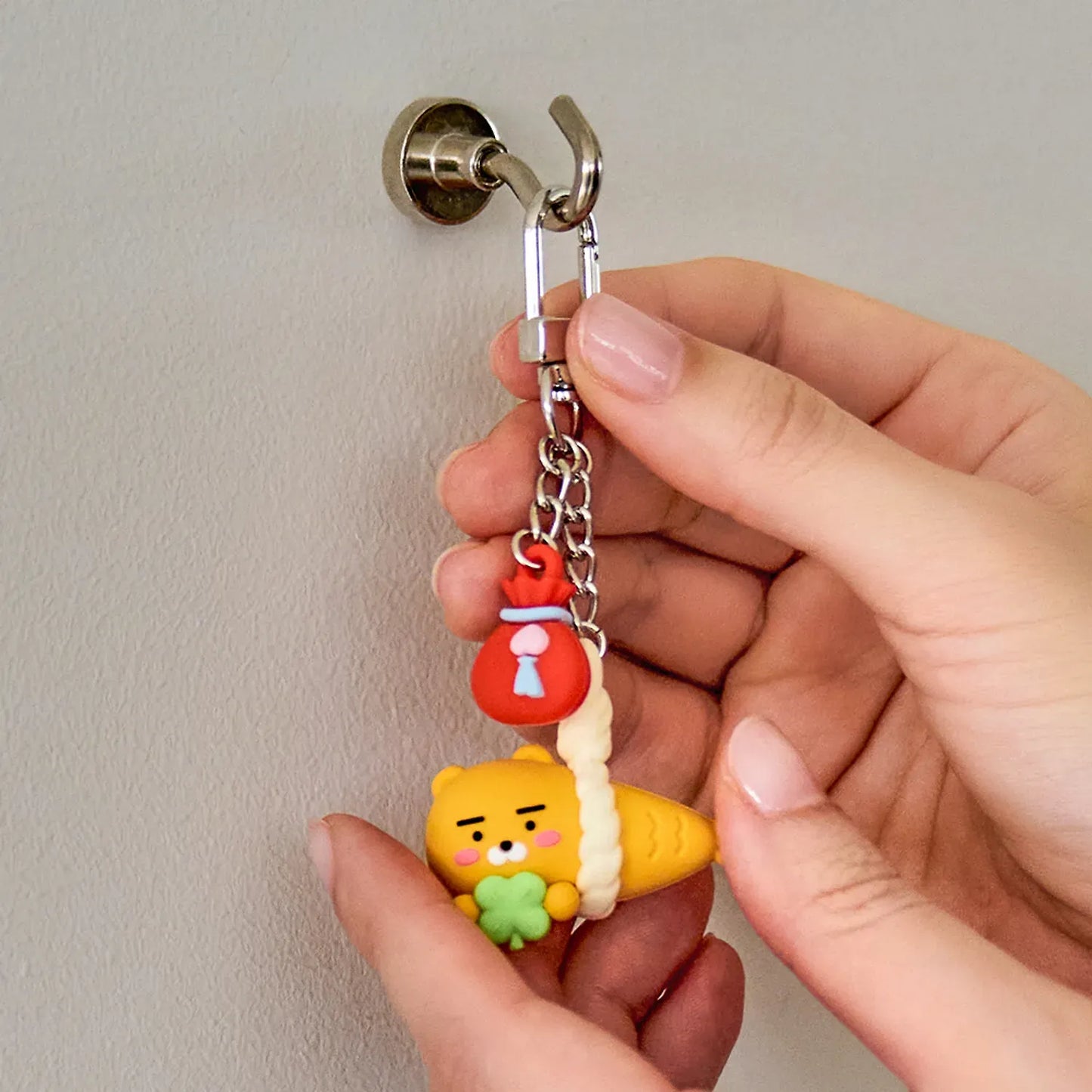 [KAKAO FRIENDS]Guardian Pollack Figure Keyring Ryan/Chunsik/Jordy