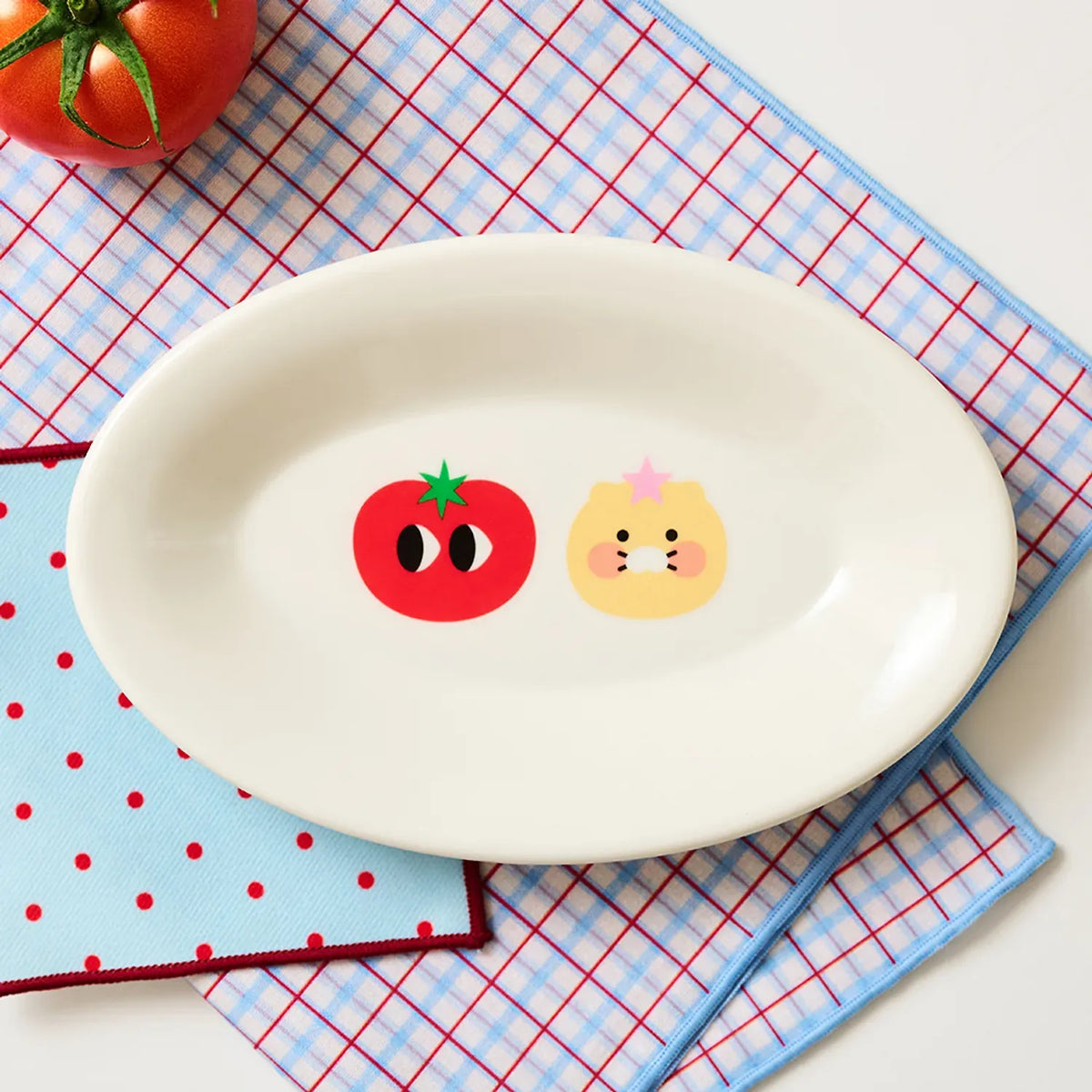 [KAKAO FRIENDS] I.A.I.A.I Friends x Kakao Friends Chunshik Melamine Plate