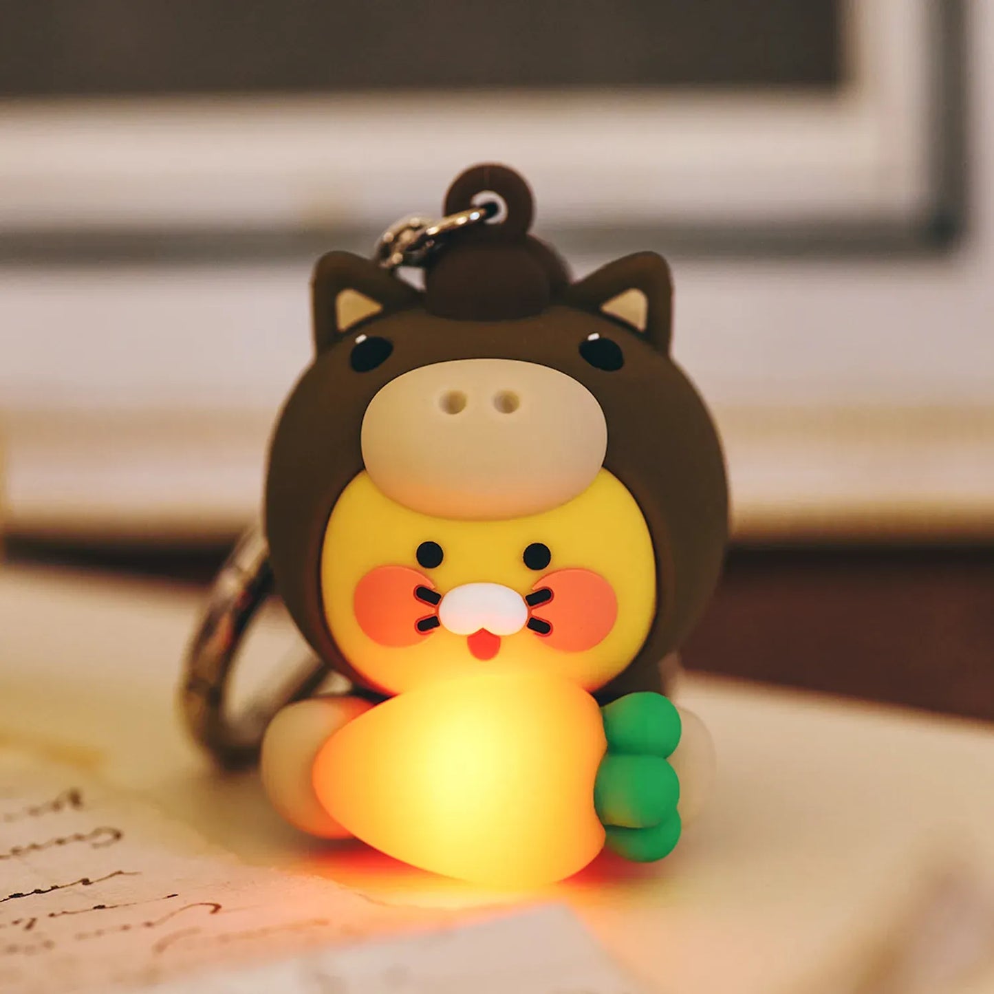 [KAKAO FRIENDS]Chunsik and  Ryan Lucky Pony Day LED Figure Keyring