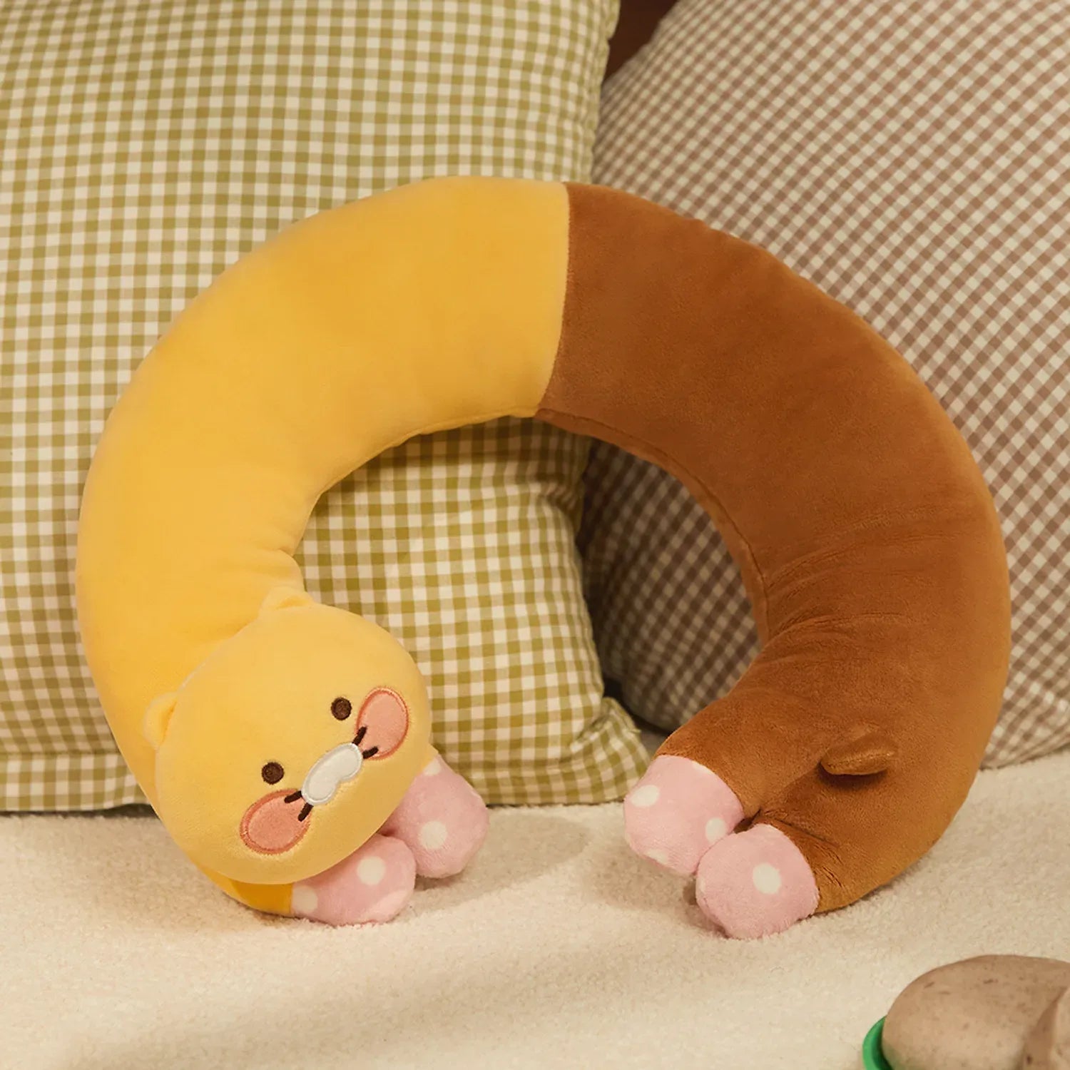 [KAKAO FRIENDS] Countryside Series Hot Pack Neck Pillow Chunsik