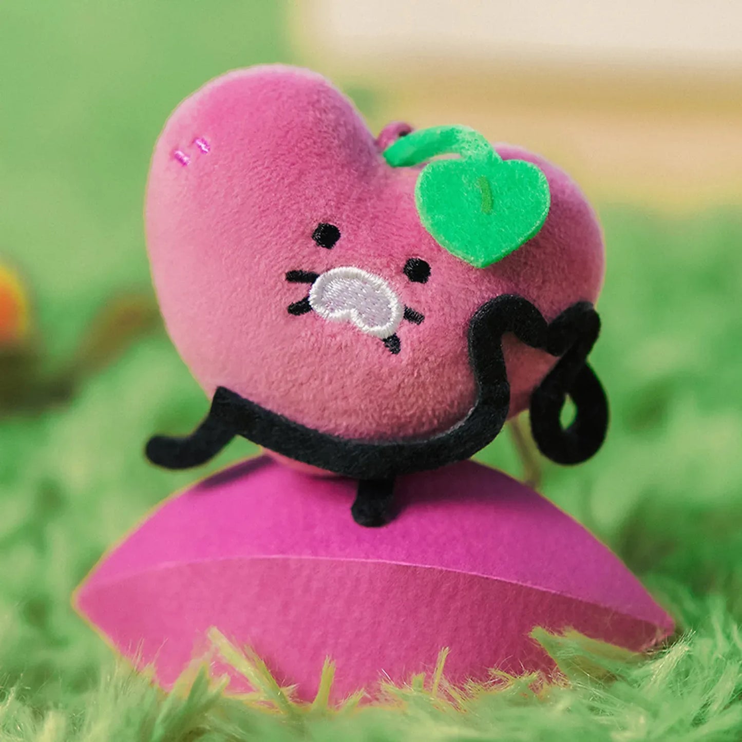 [KAKAO FRIENDS] Chunguma Mini Keyring Doll 3 Types (Smile, Hiccup, Heart)