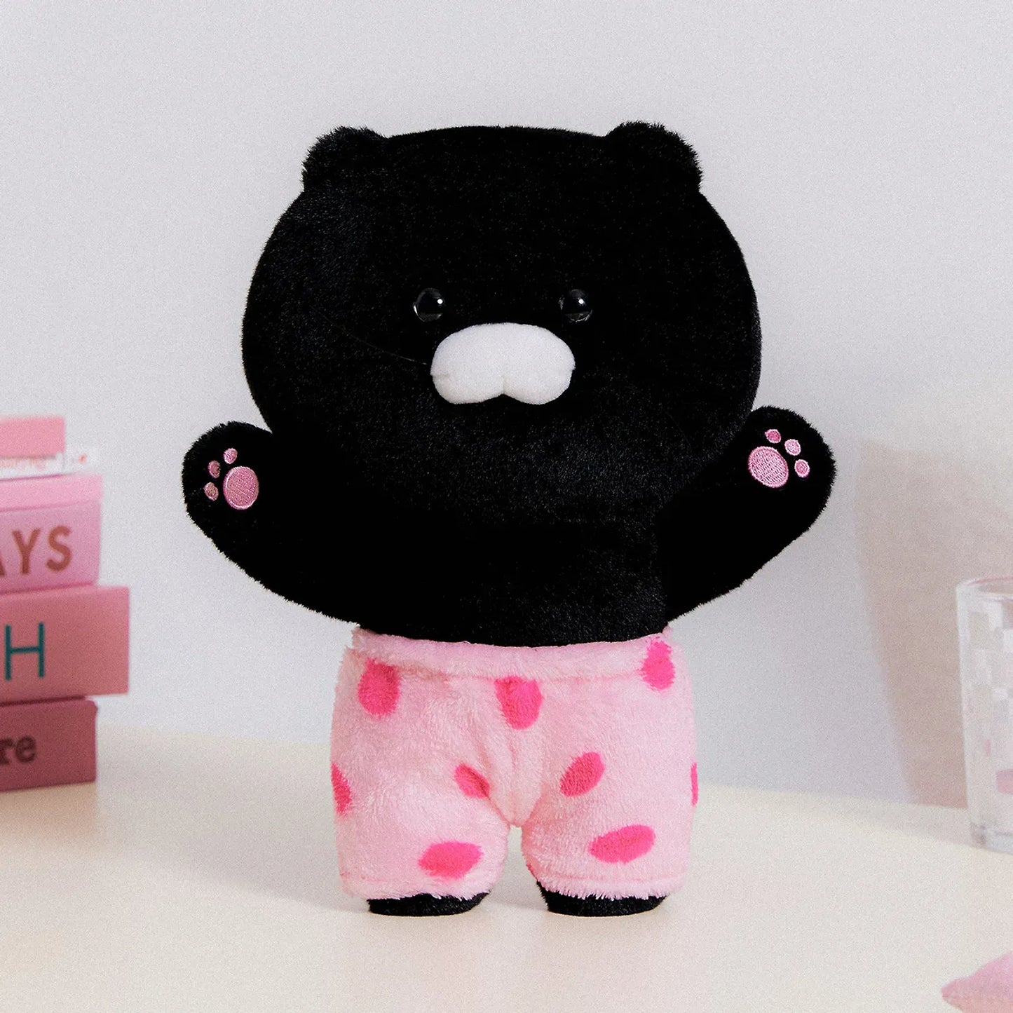 [KAKAO FRIENDS] Black Chunsik Standing Baby Pillow