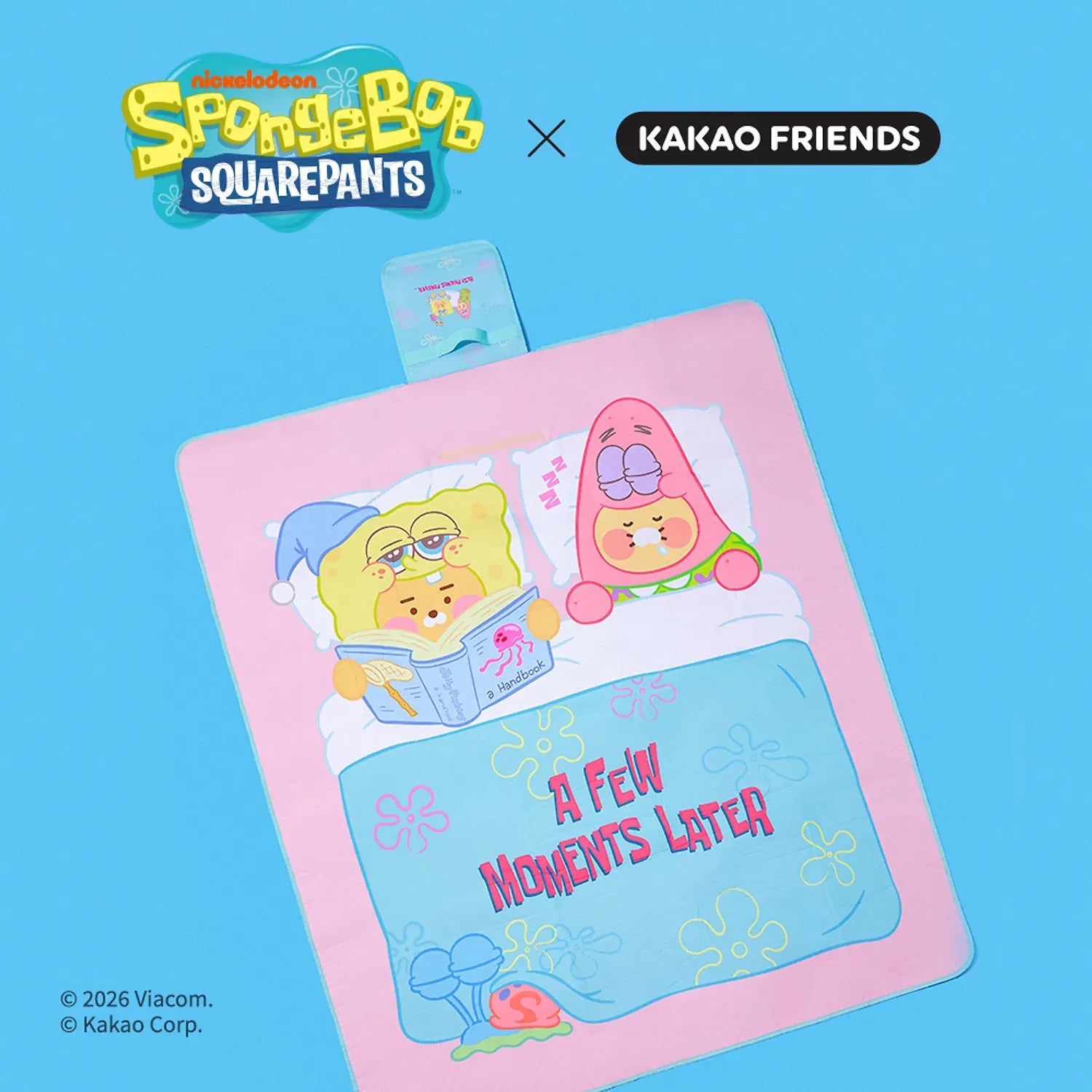 [KAKAO FRIENDS]x SpongeBob Picnic Mat Outdoor Leisure Blanket