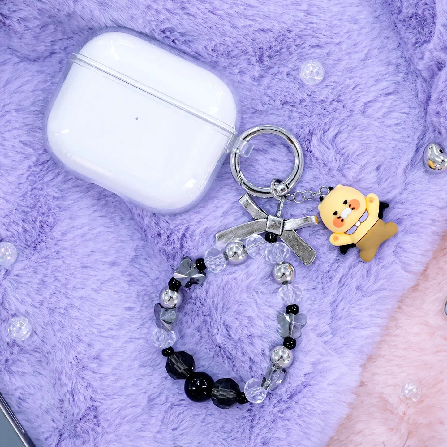 [KAKAO FRIENDS] Angel & Devil Bead Strap Chunsik